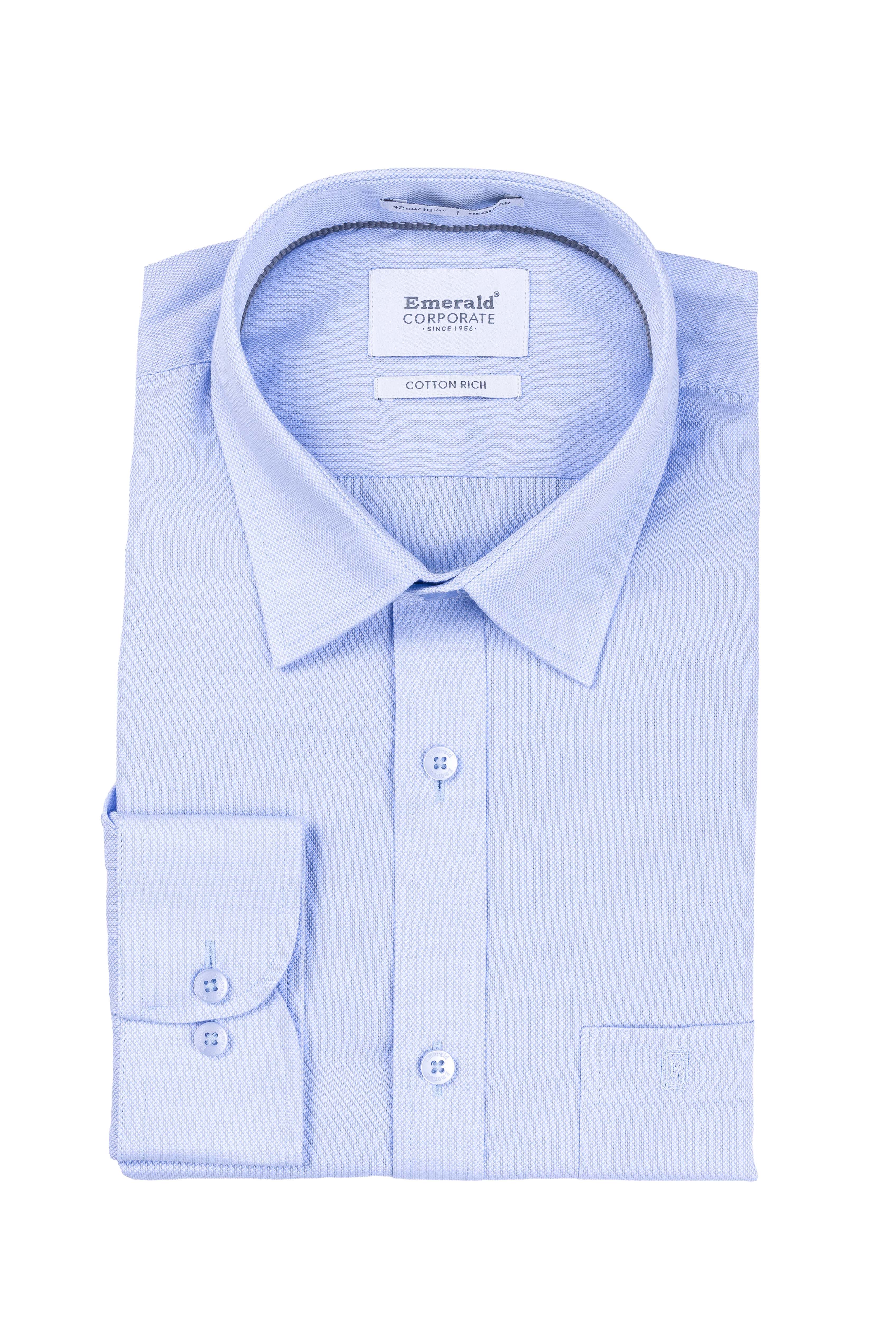 Emerald Corporate Royal Oxford Regular Fit - Powder