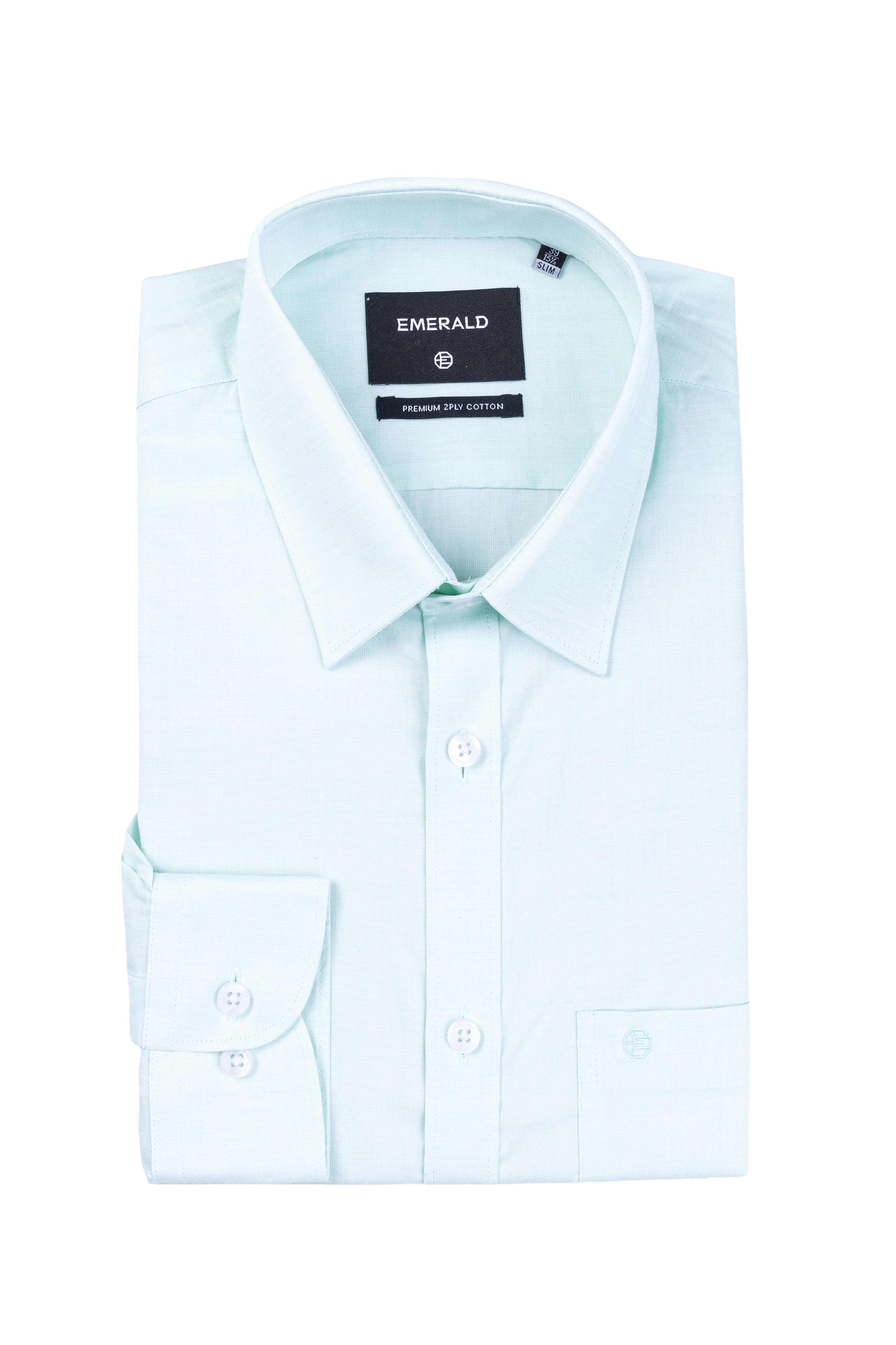Emerald Formal Plain Slim Fit - Dusty Aqua