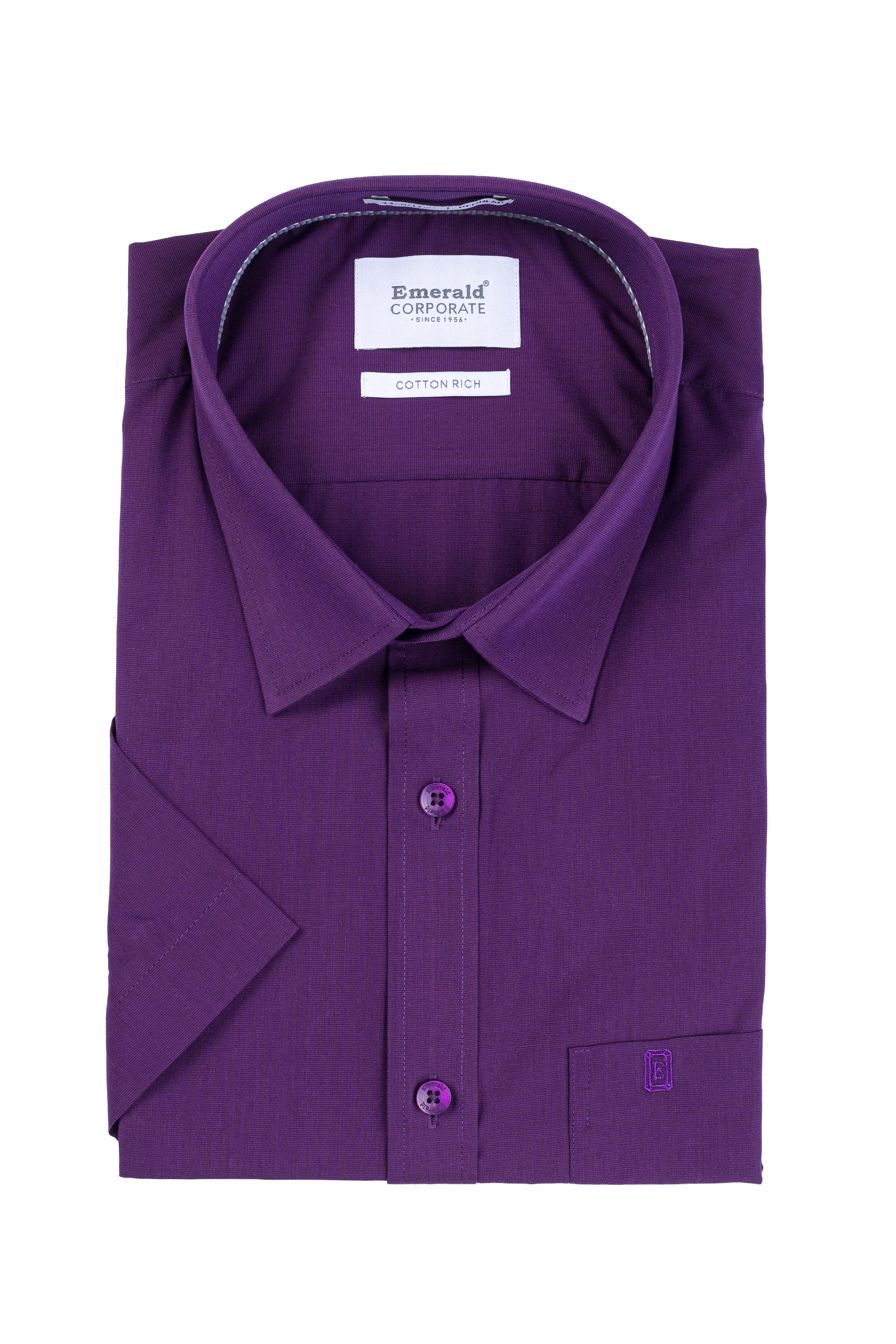 Emerald Corporate Fil A Fil Regular Fit - Bright Violet
