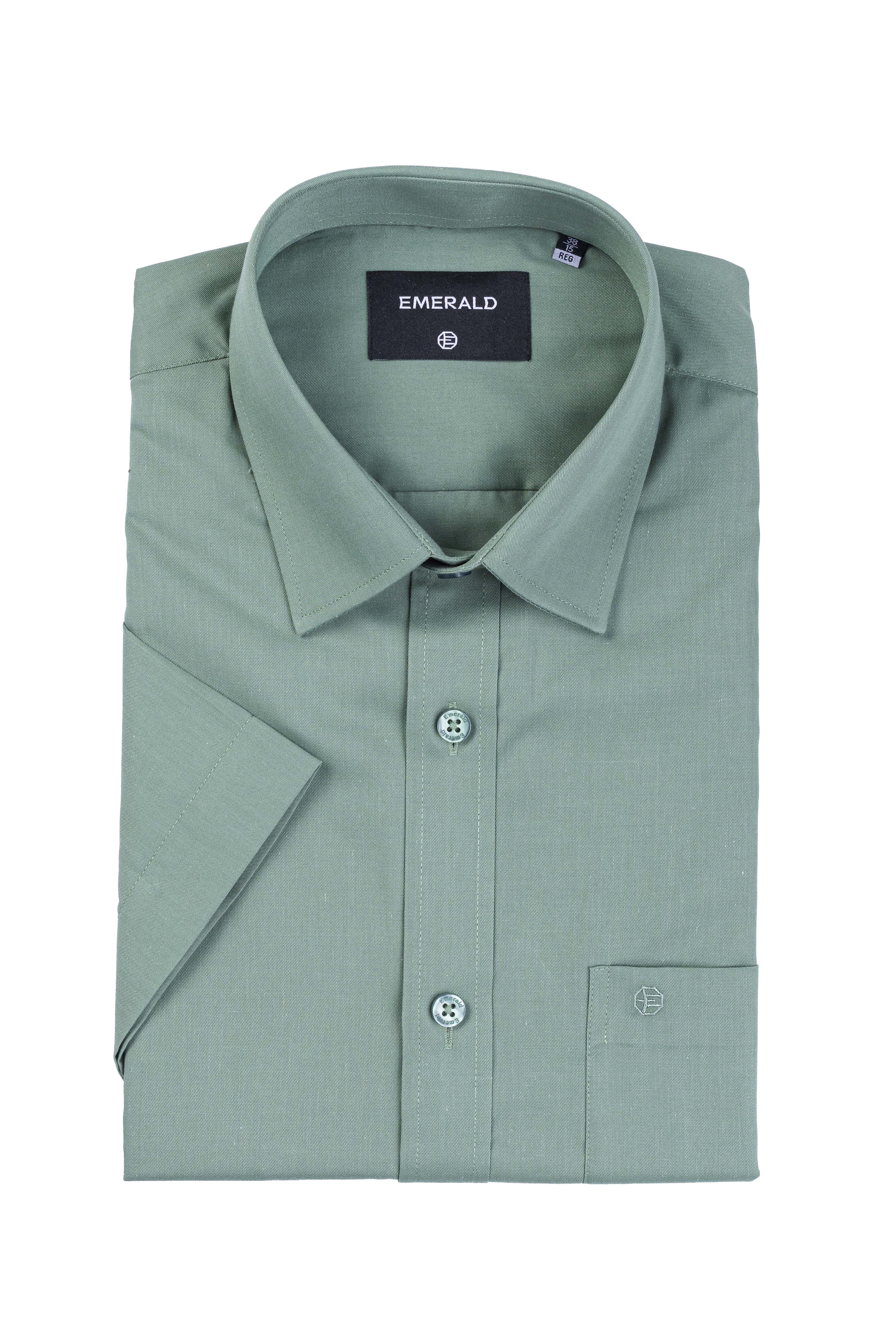 Emerald Formal Plain Regular Fit - Elm Green