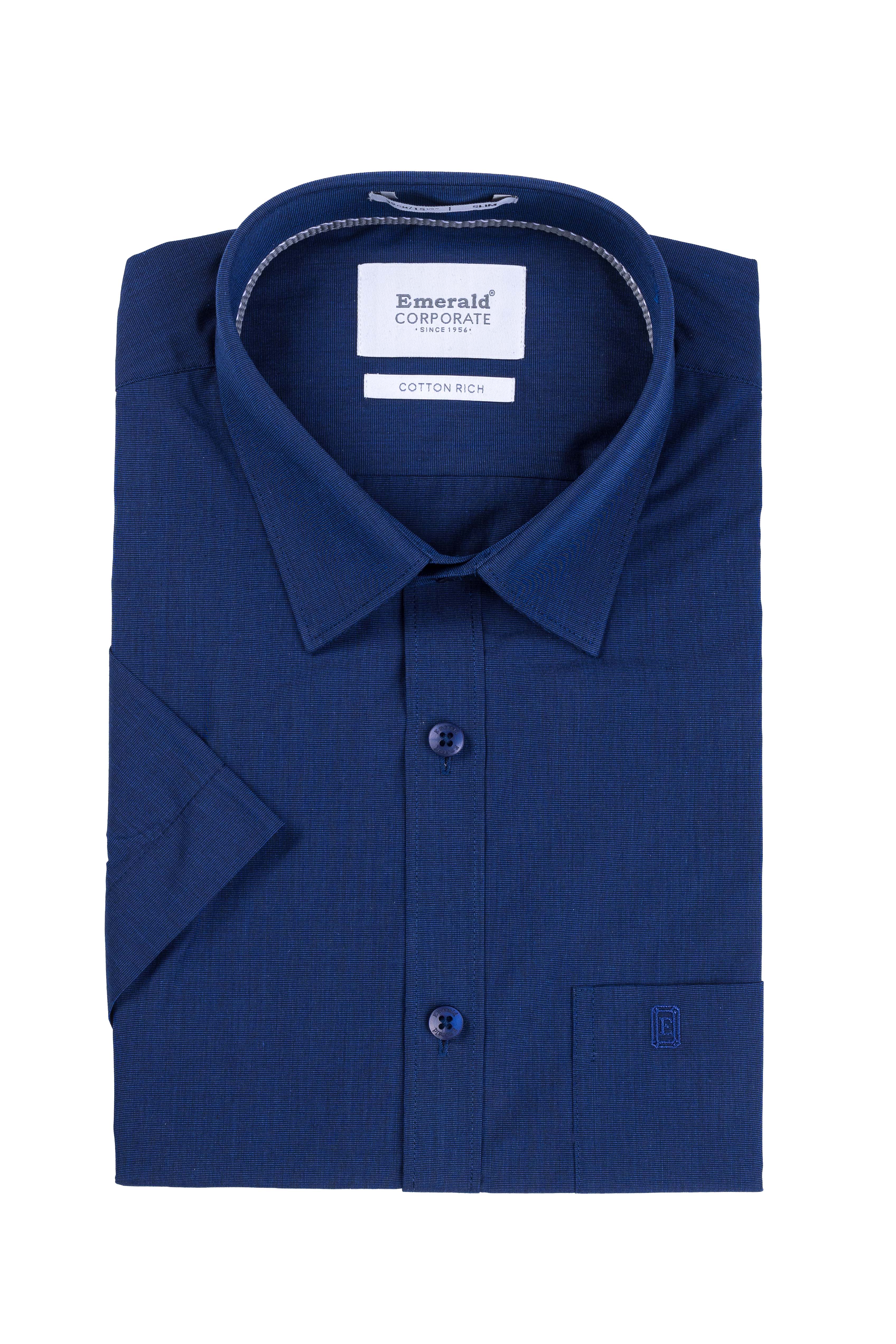 Emerald Corporate Fil A Fil Slim Fit - Royal