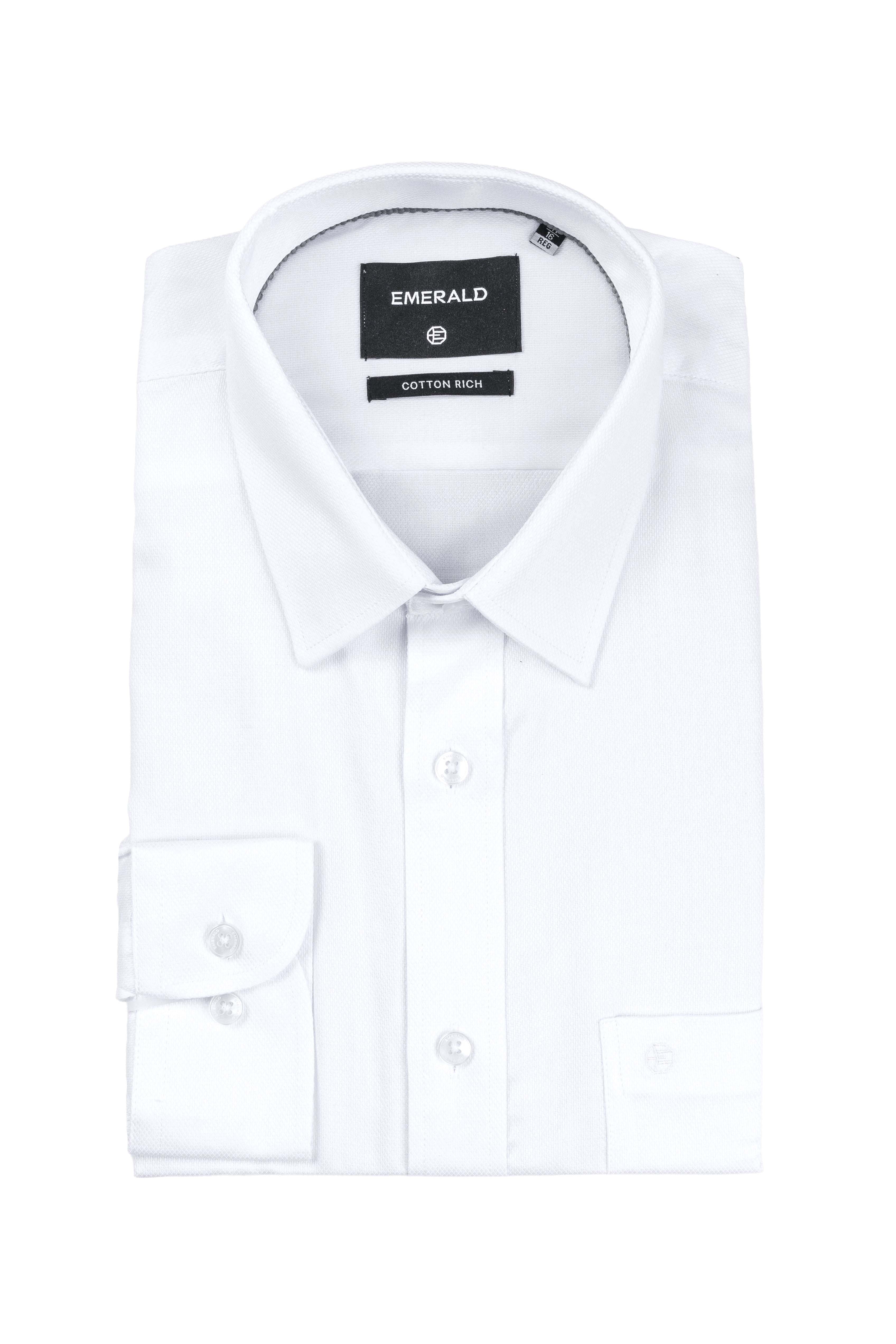 Emerald Corporate Dobby Regular Fit - Vapous Gray