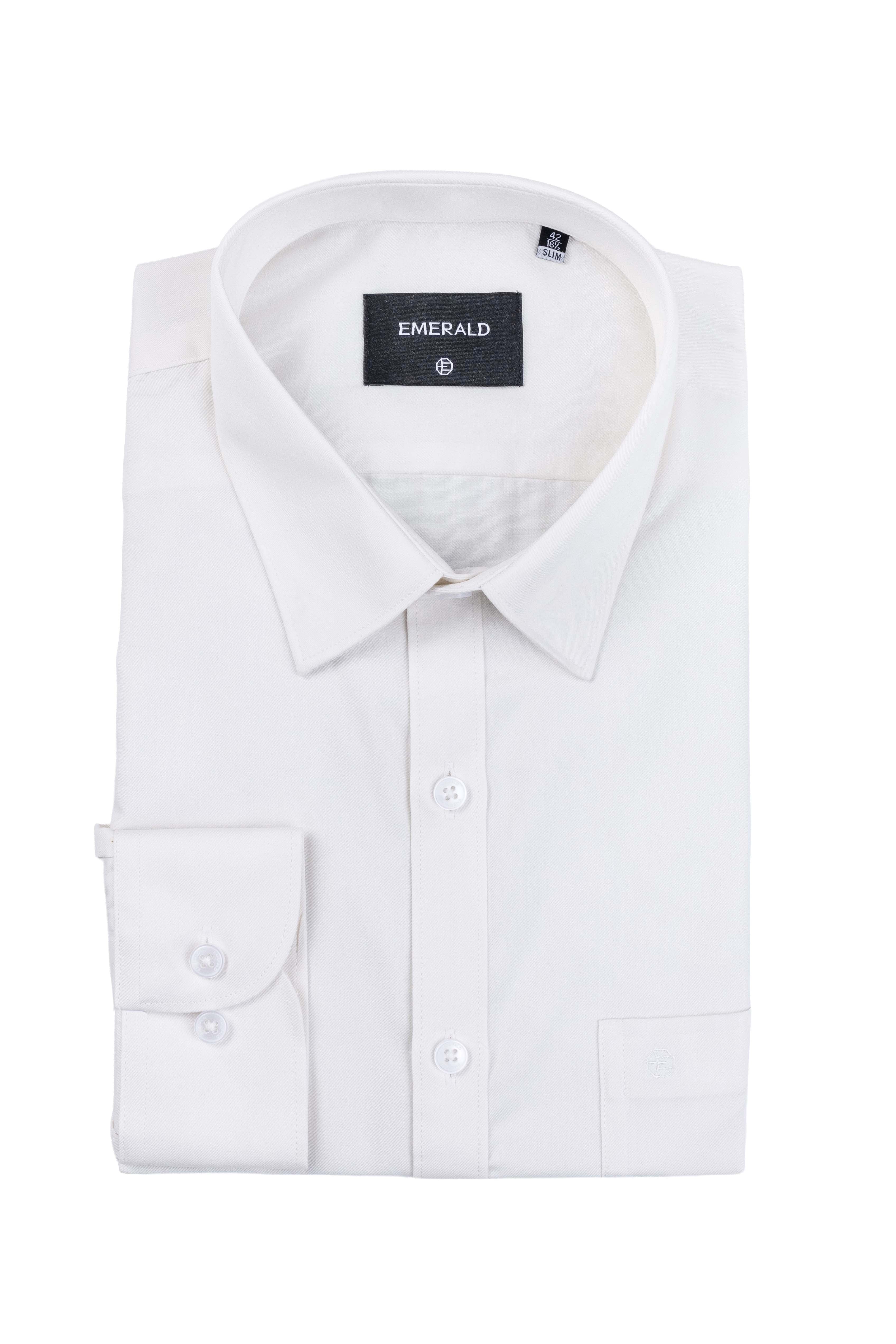 Emerald Formal Plain Slim Fit - Marshmallow