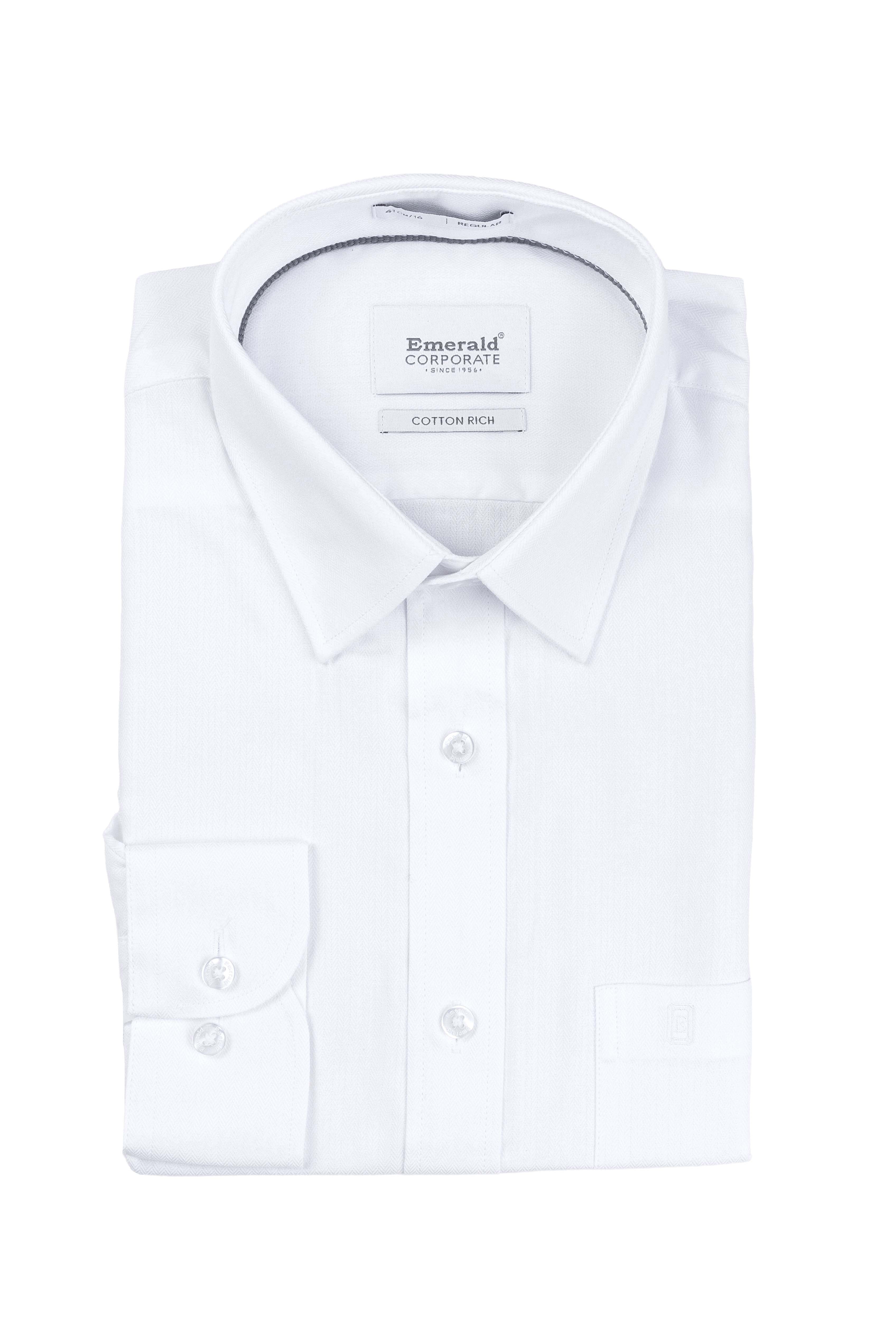 Emerald Corporate Dobby Regular Fit - Ice