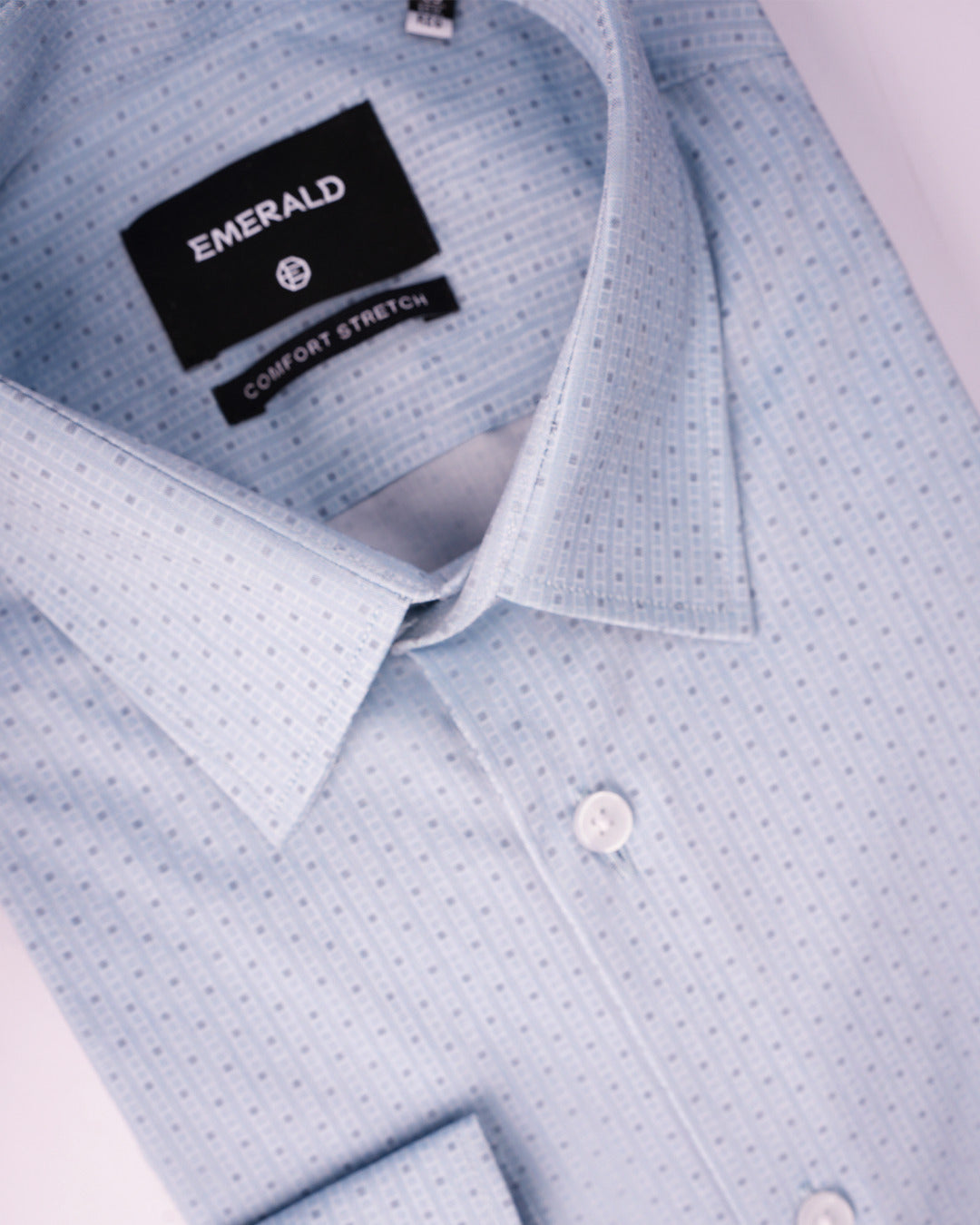 Emerald Formal Printed Regular Fit - Bristol Blue