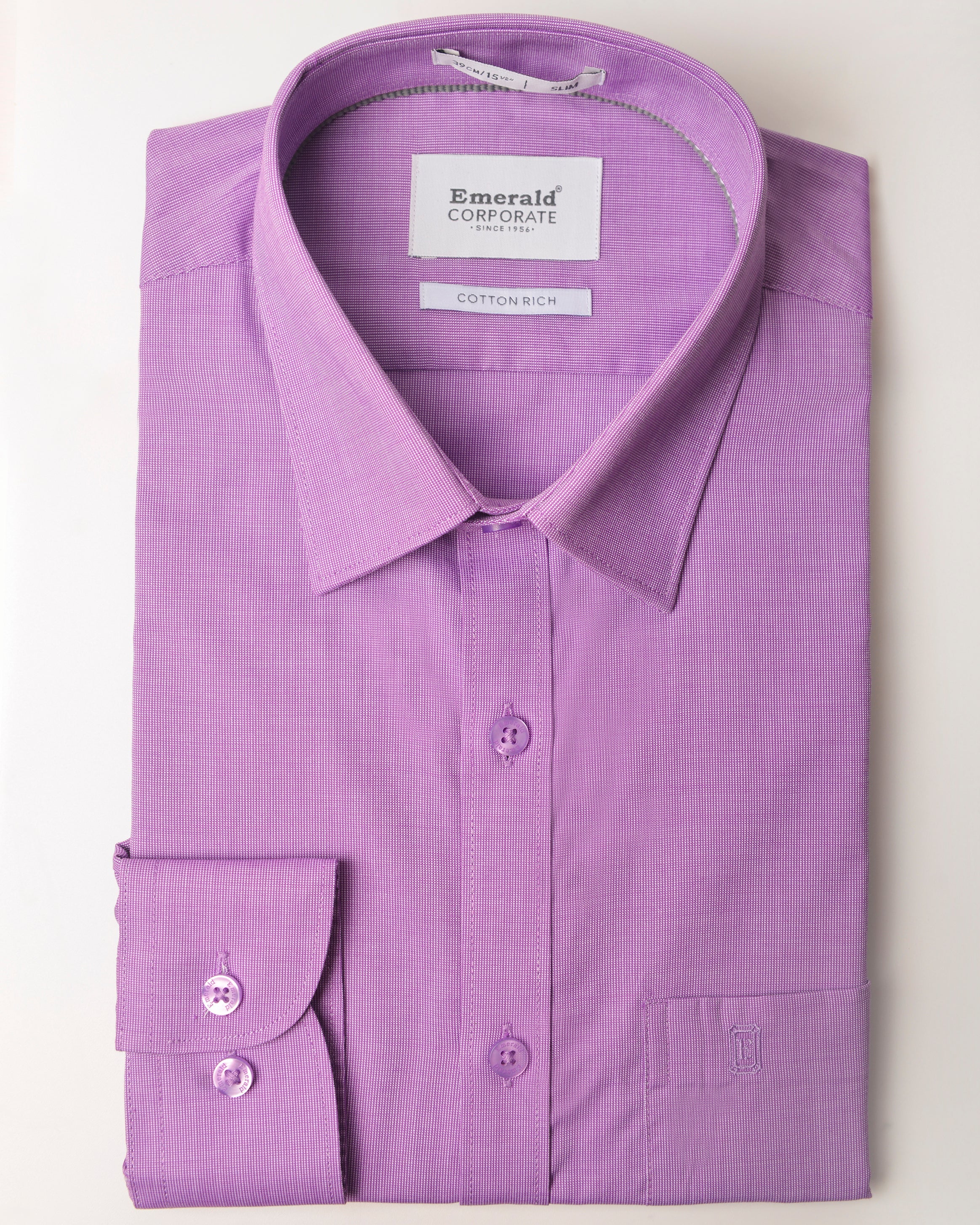 Emerald Corporate Tril A Fil Slim Fit-Paisley Purple