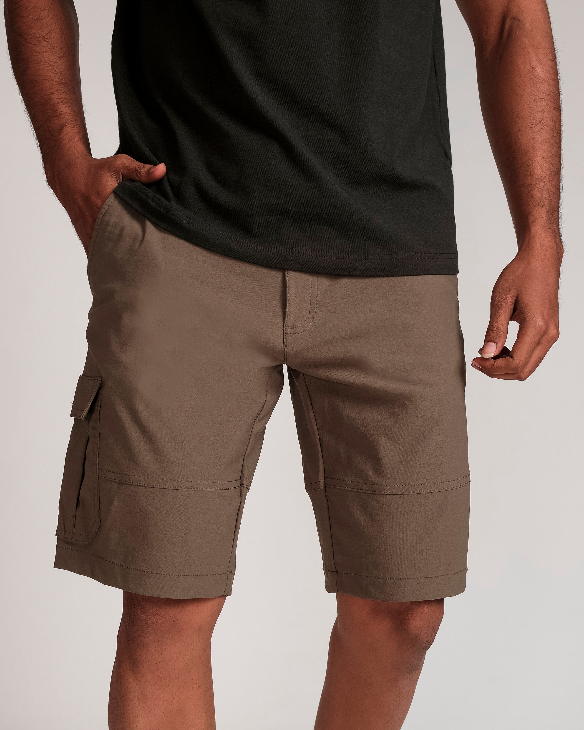 Utility Plain Cargo Short-Olive