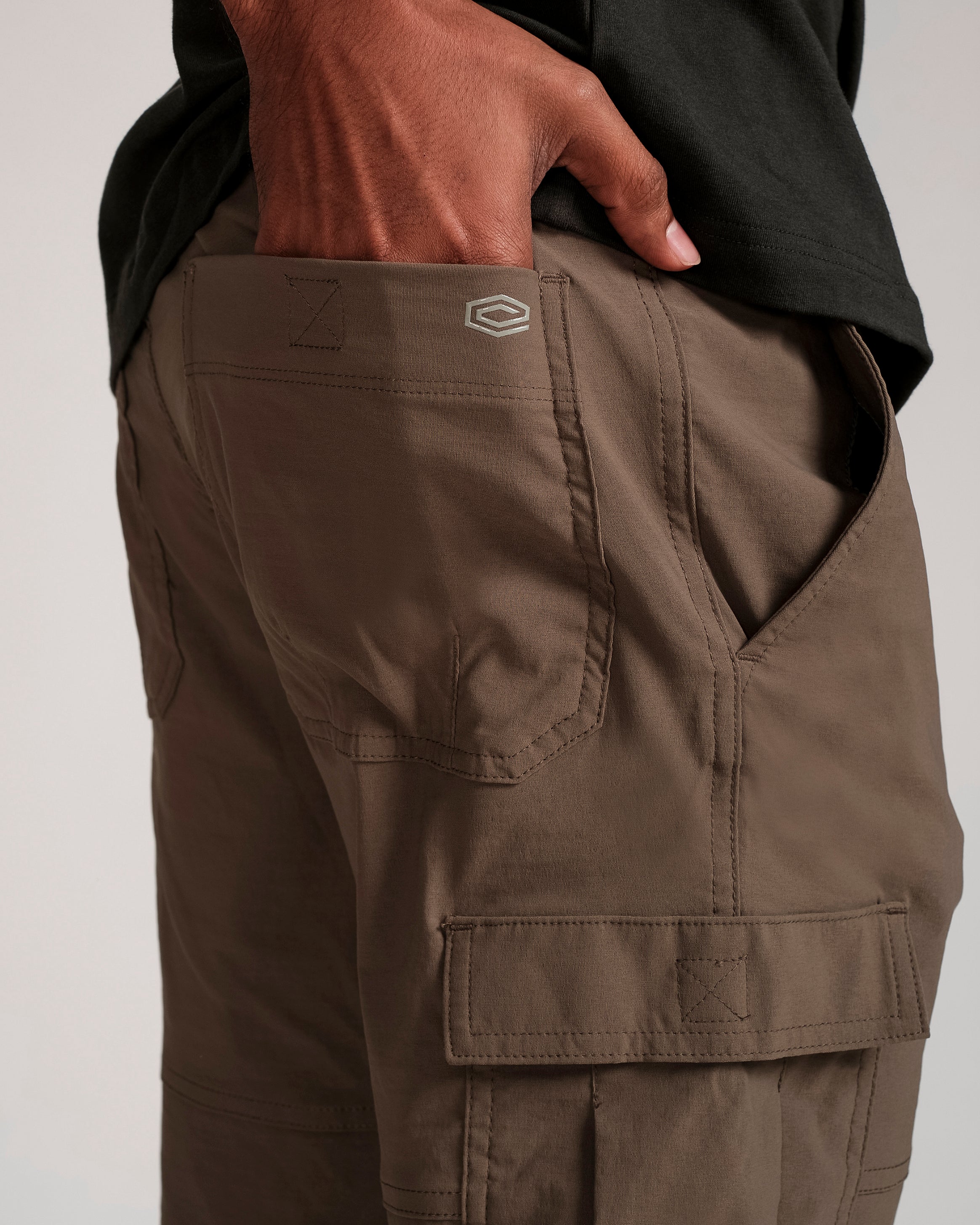 Utility Plain Cargo Short-Olive