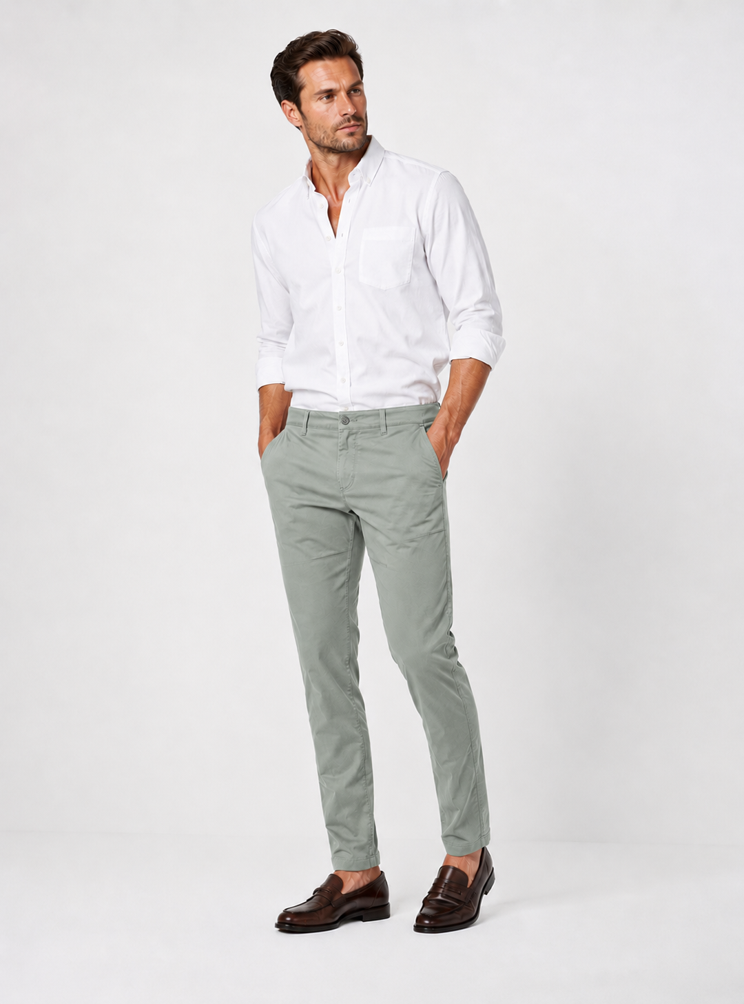 Emerald Utilitech Chino - Cameo Green