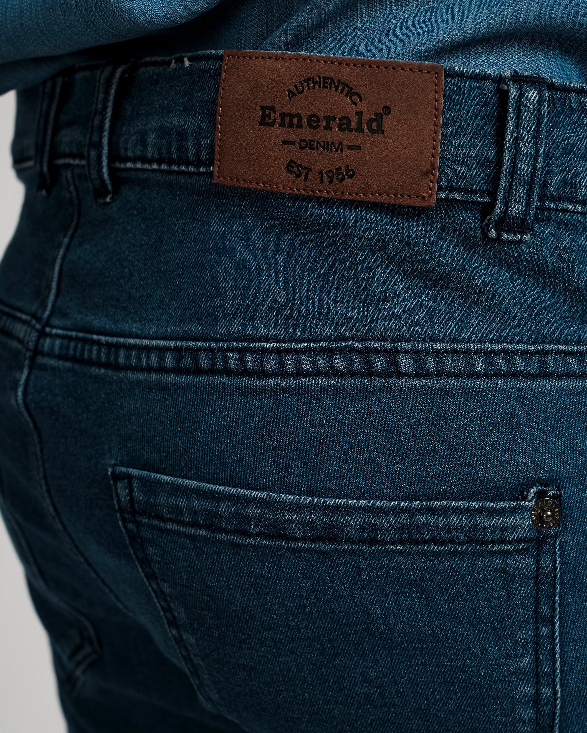 Emerald Denim Slim Fit-Blue Insignia