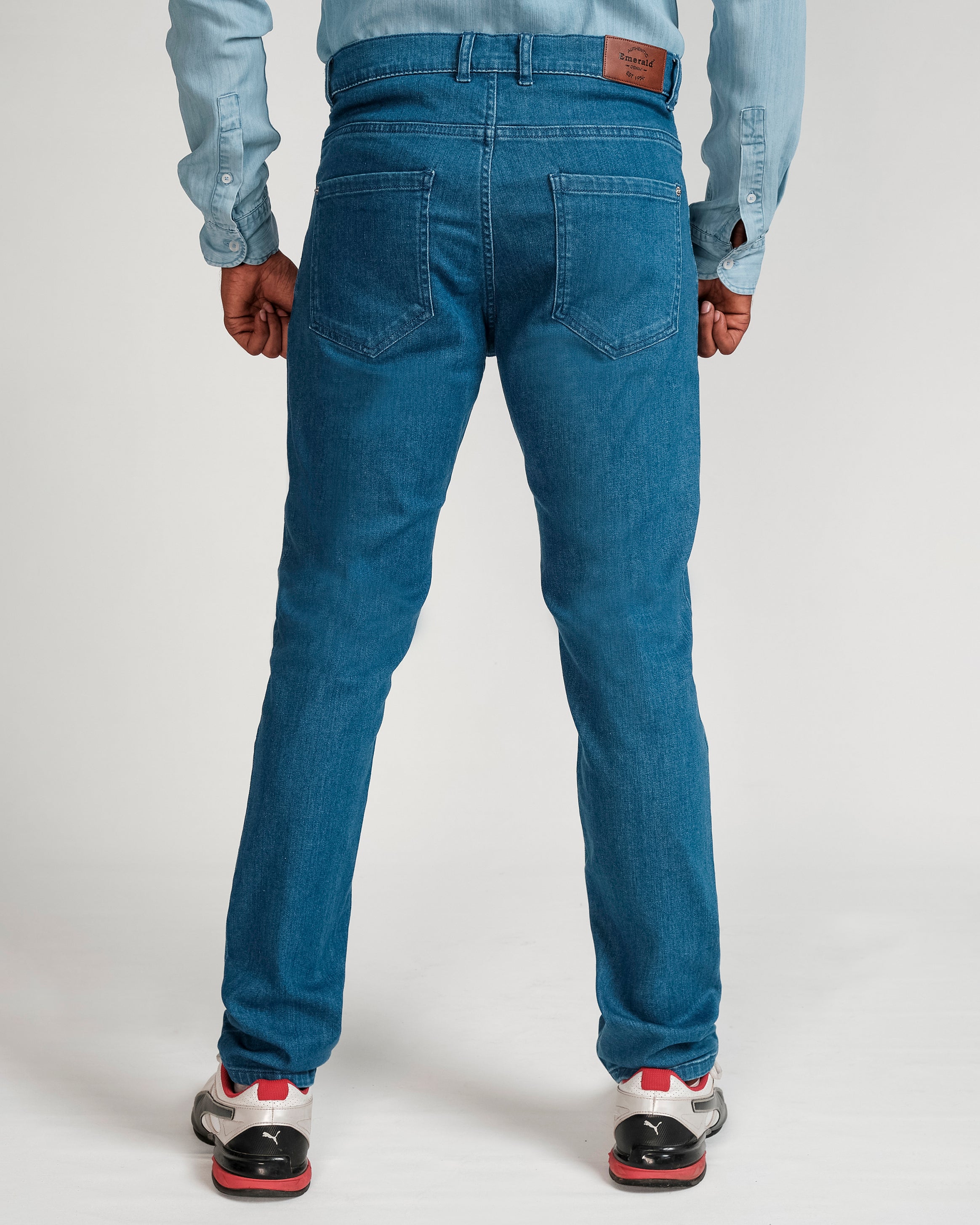 Emerald Denim Slim Fit-Blue Insignia