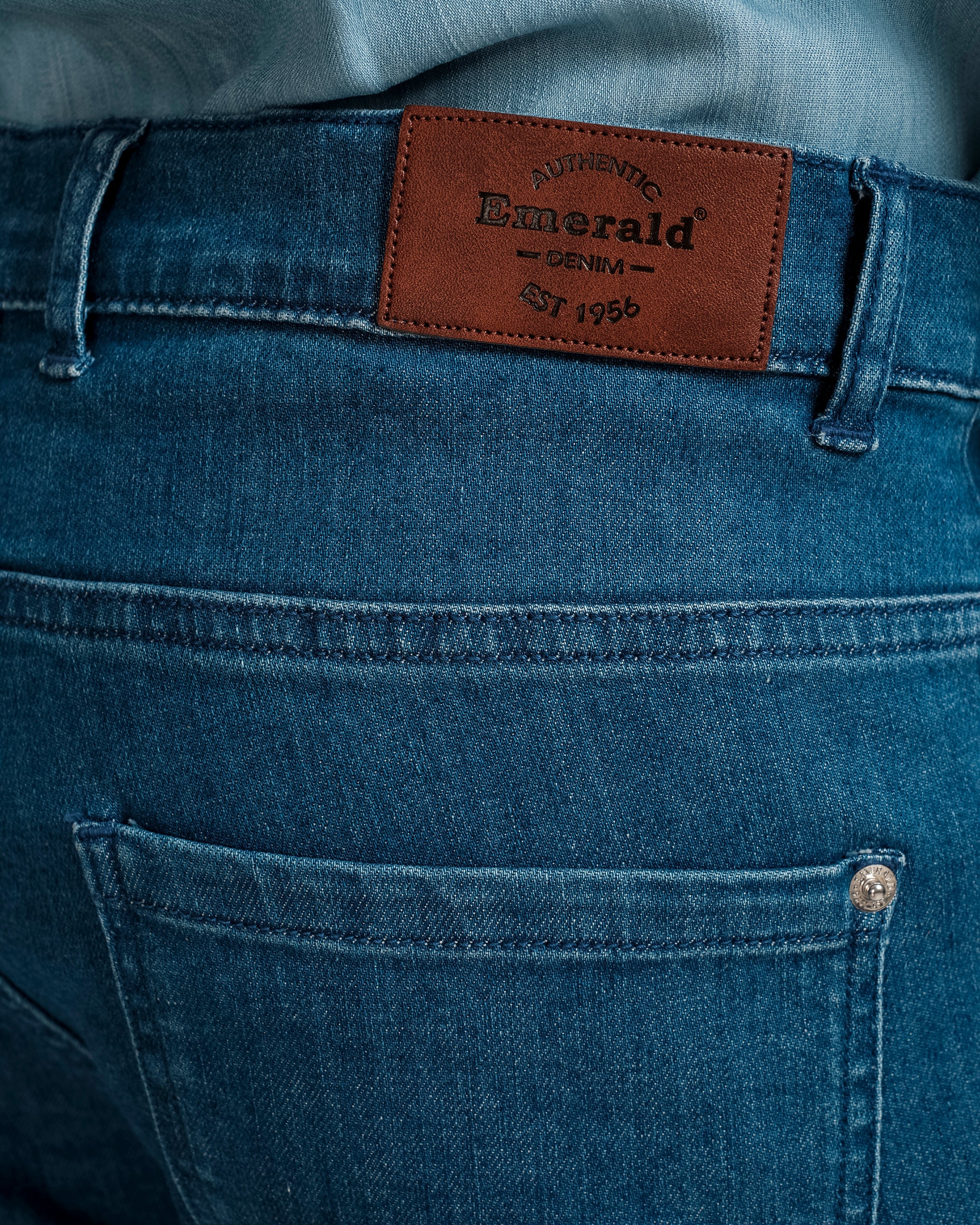 Emerald Denim Slim Fit-Blue Insignia