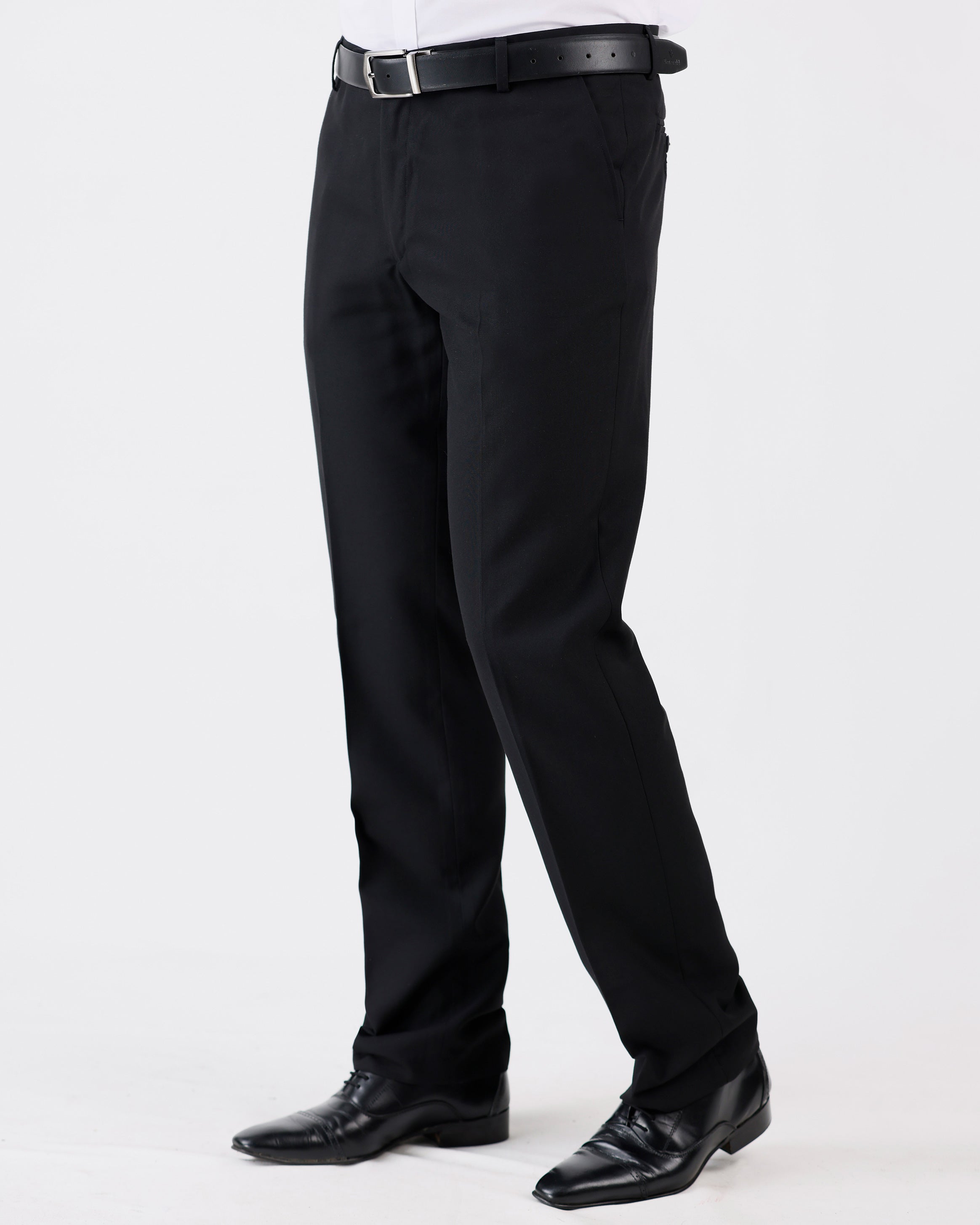 Mansak Trouser Plain Modern Fit-Black