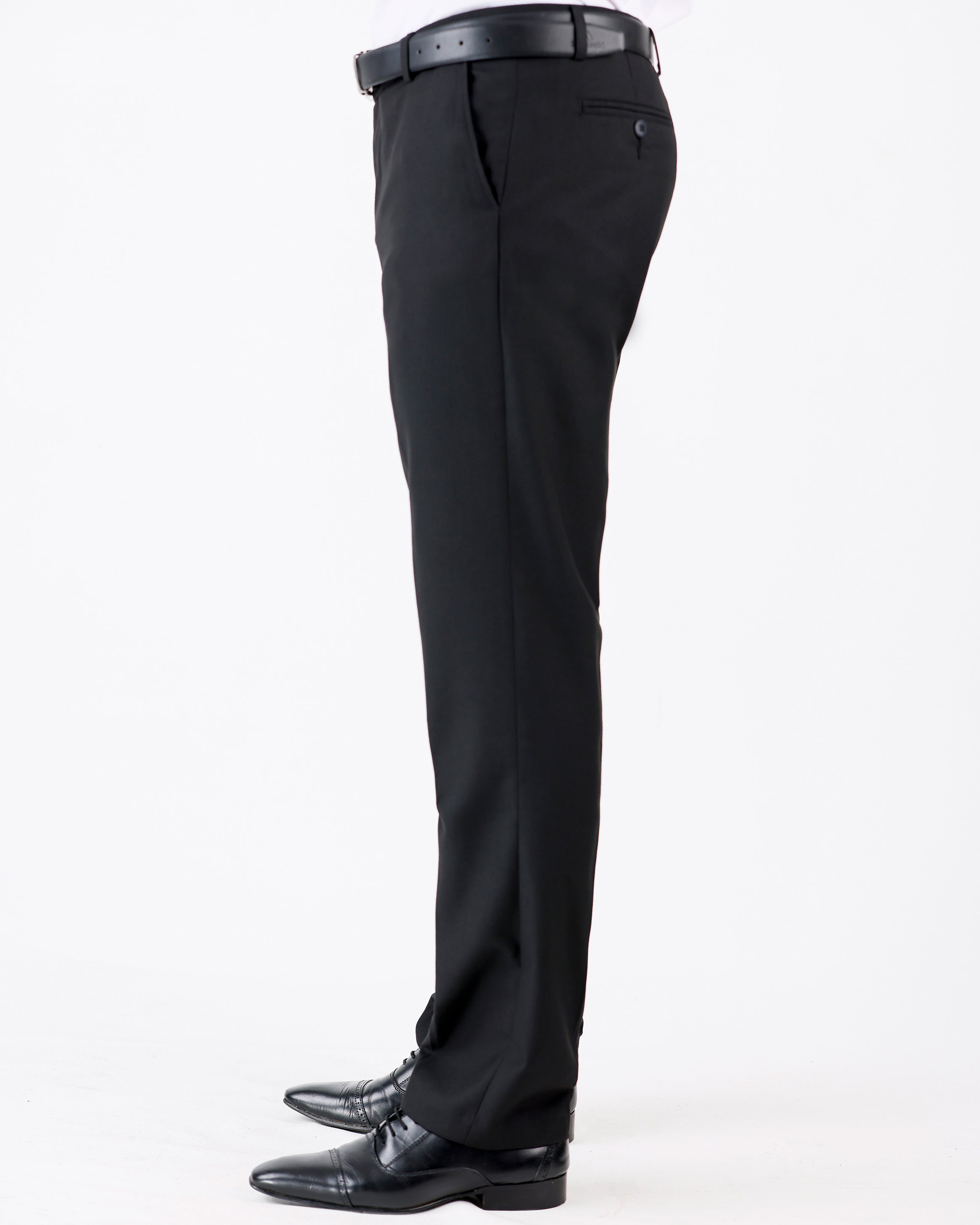 Mansak Trouser Plain Modern Fit-Jet Set