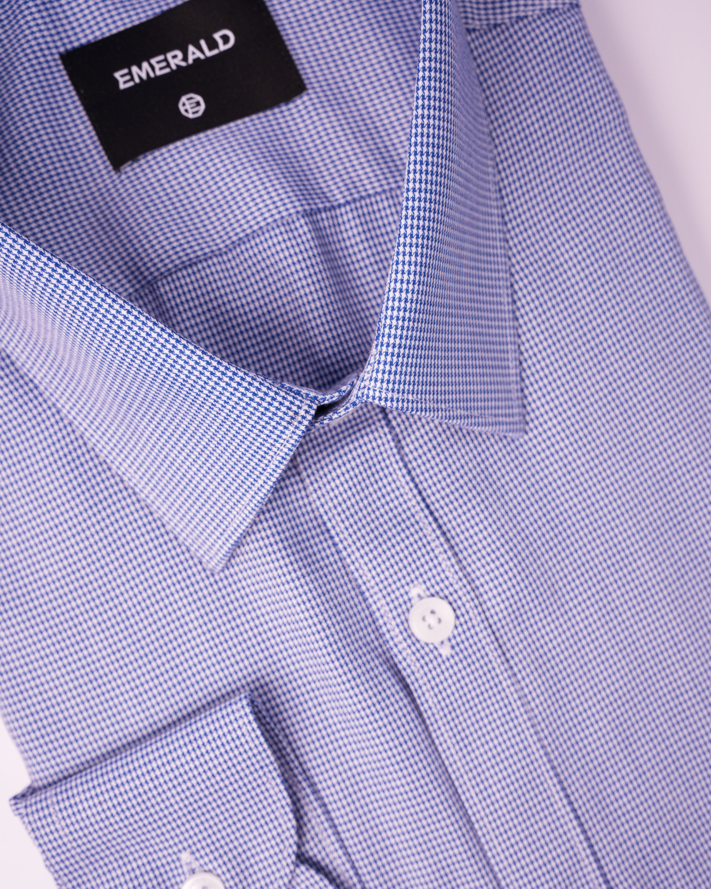 EMERALD FORMAL CHECKS SLIM FS-True Navy