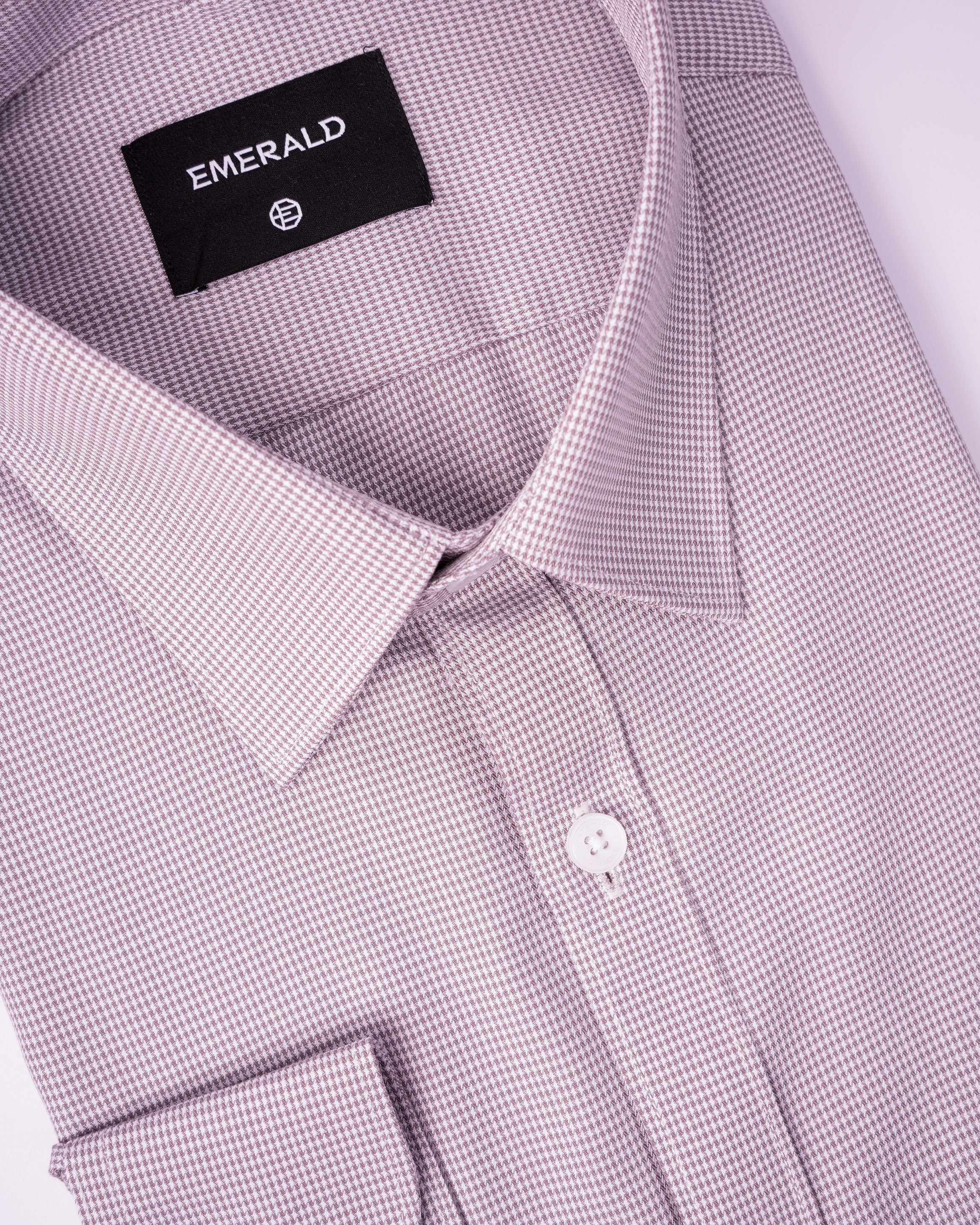 EMERALD FORMAL CHECKS SLIM FS-Bronze