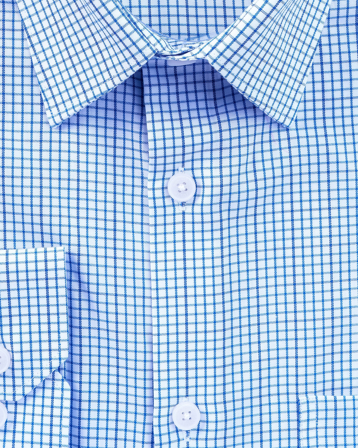 Majesty Checks Slim Fit - Vista Blue