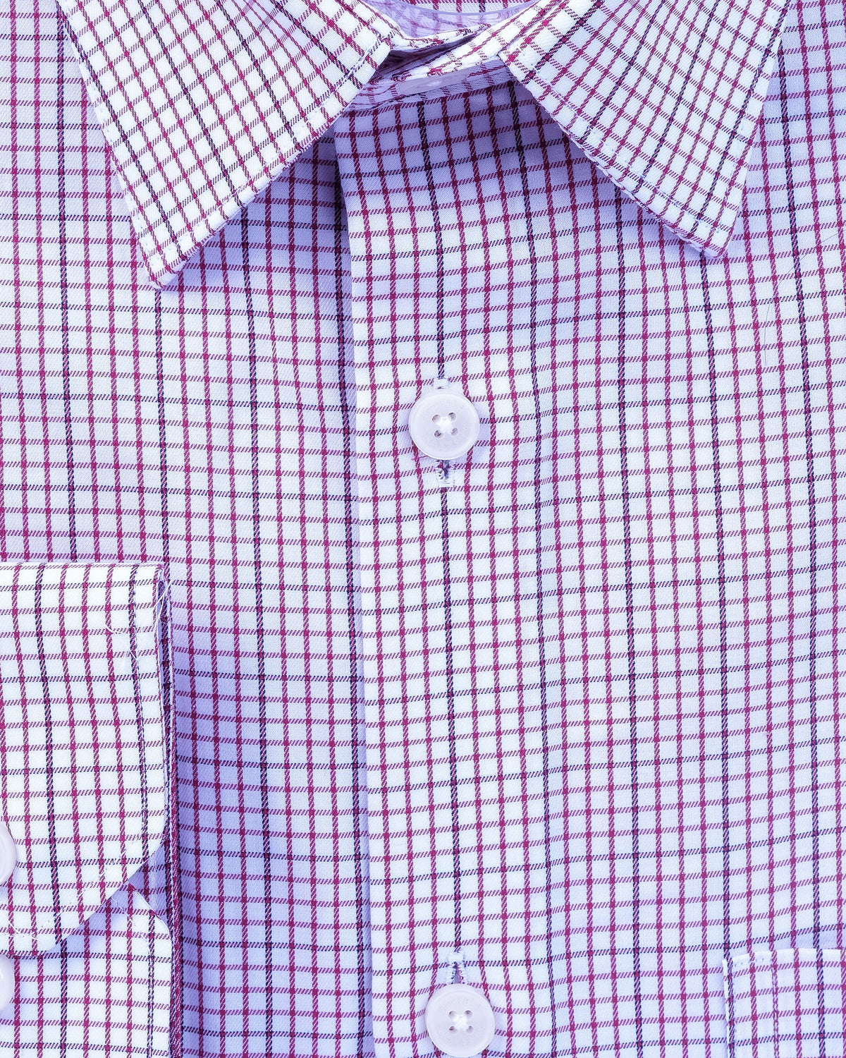 Majesty Checks Slim Fit - Pompein Red