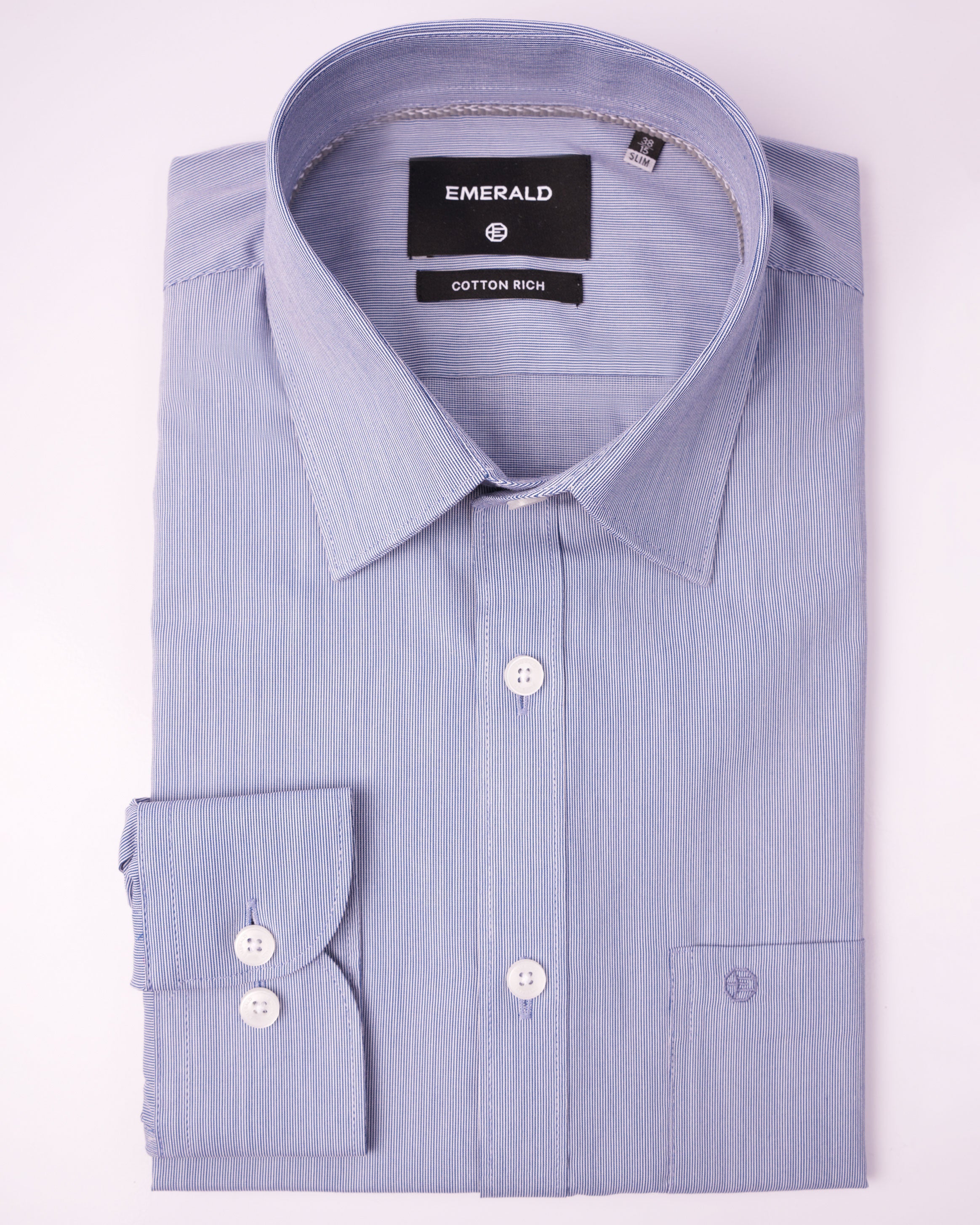 EMERALD FORMAL  DOBBY SLIM  FS-Navy