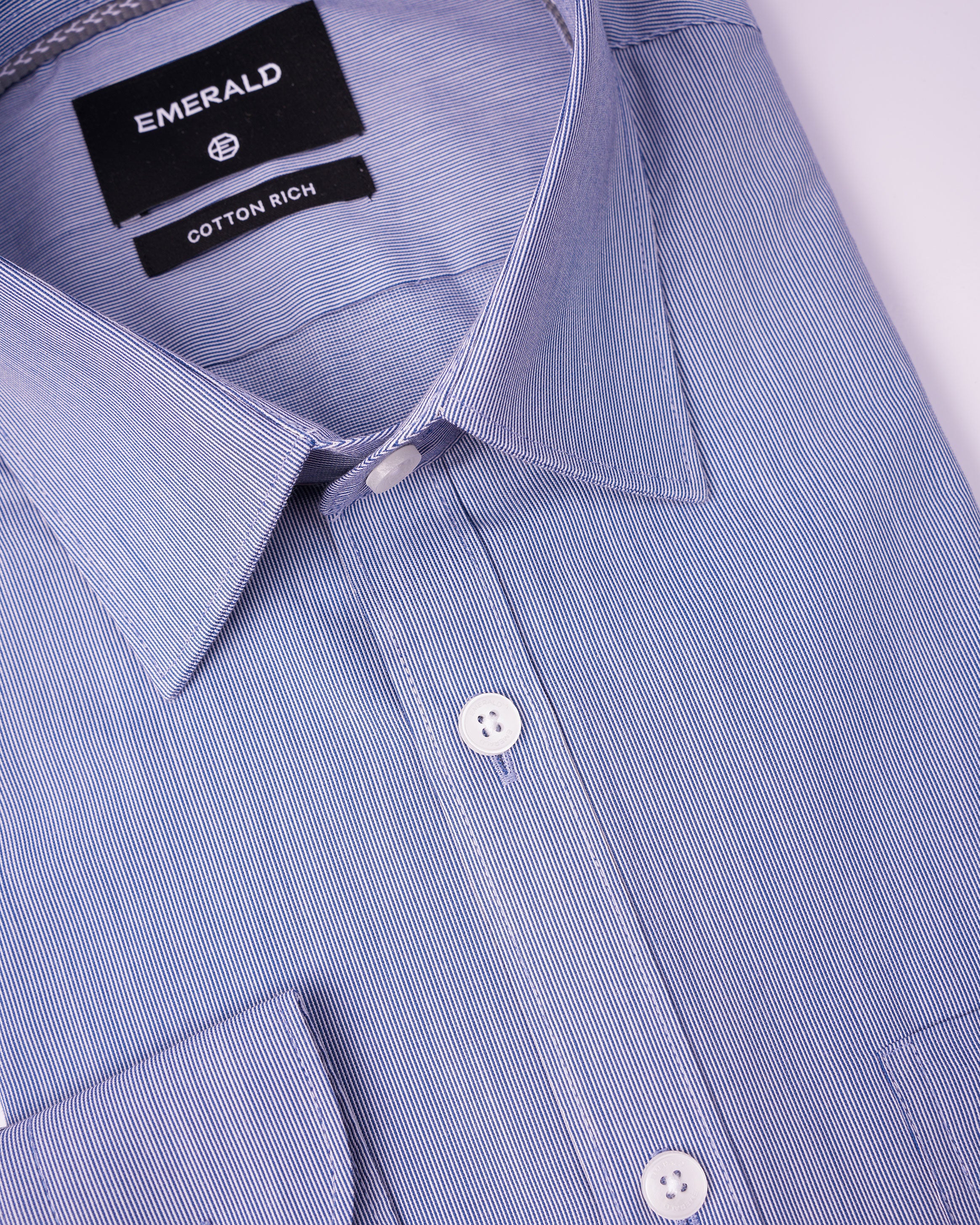 EMERALD FORMAL  DOBBY SLIM  FS-Navy