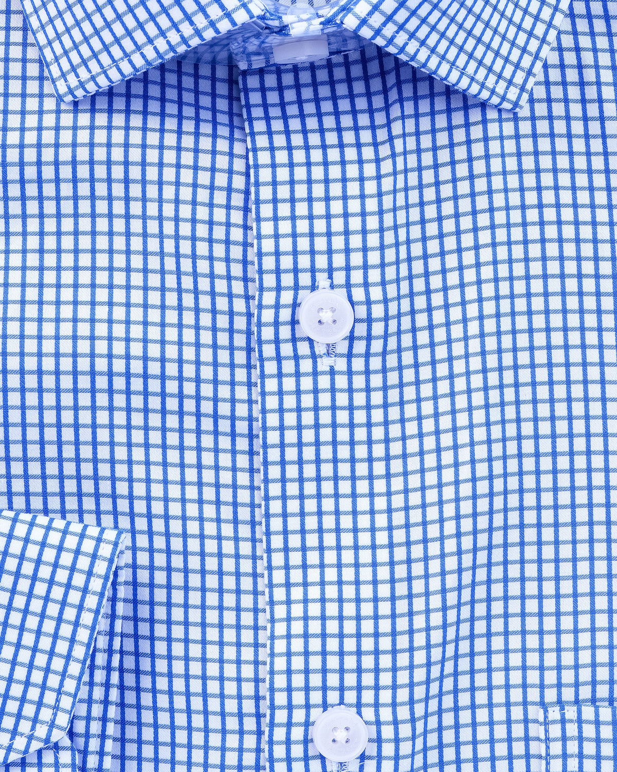 Majesty Checks Slim Fit - Vista Blue