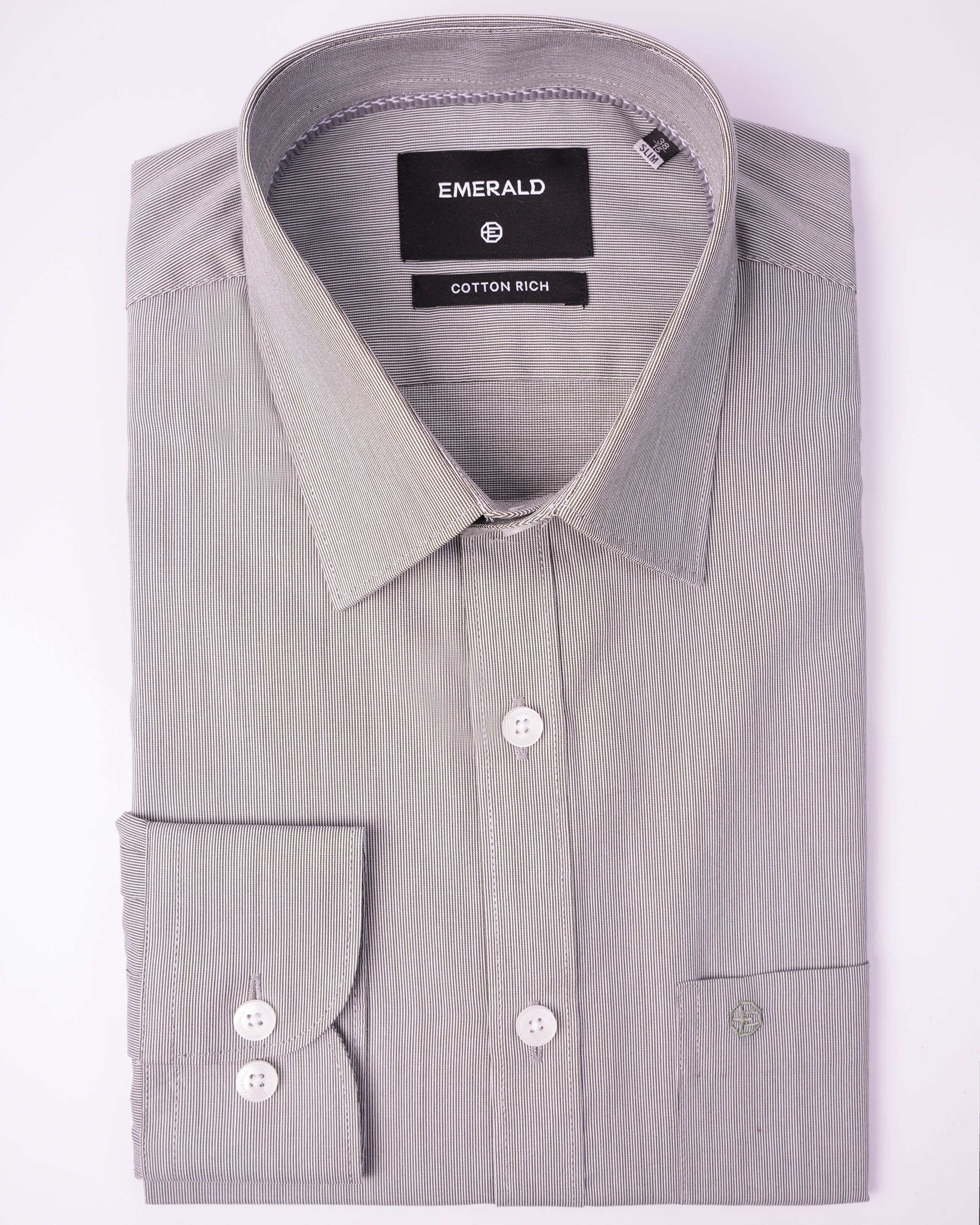 EMERALD FORMAL  DOBBY SLIM  FS-Mid Night