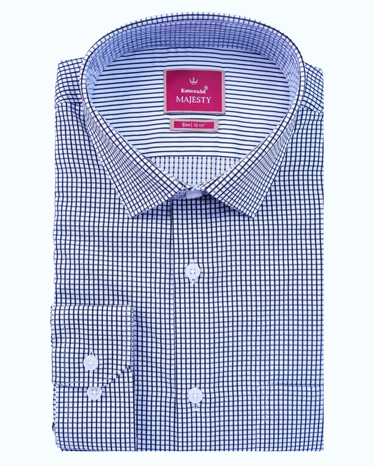Majesty Checks Slim Fit - Black