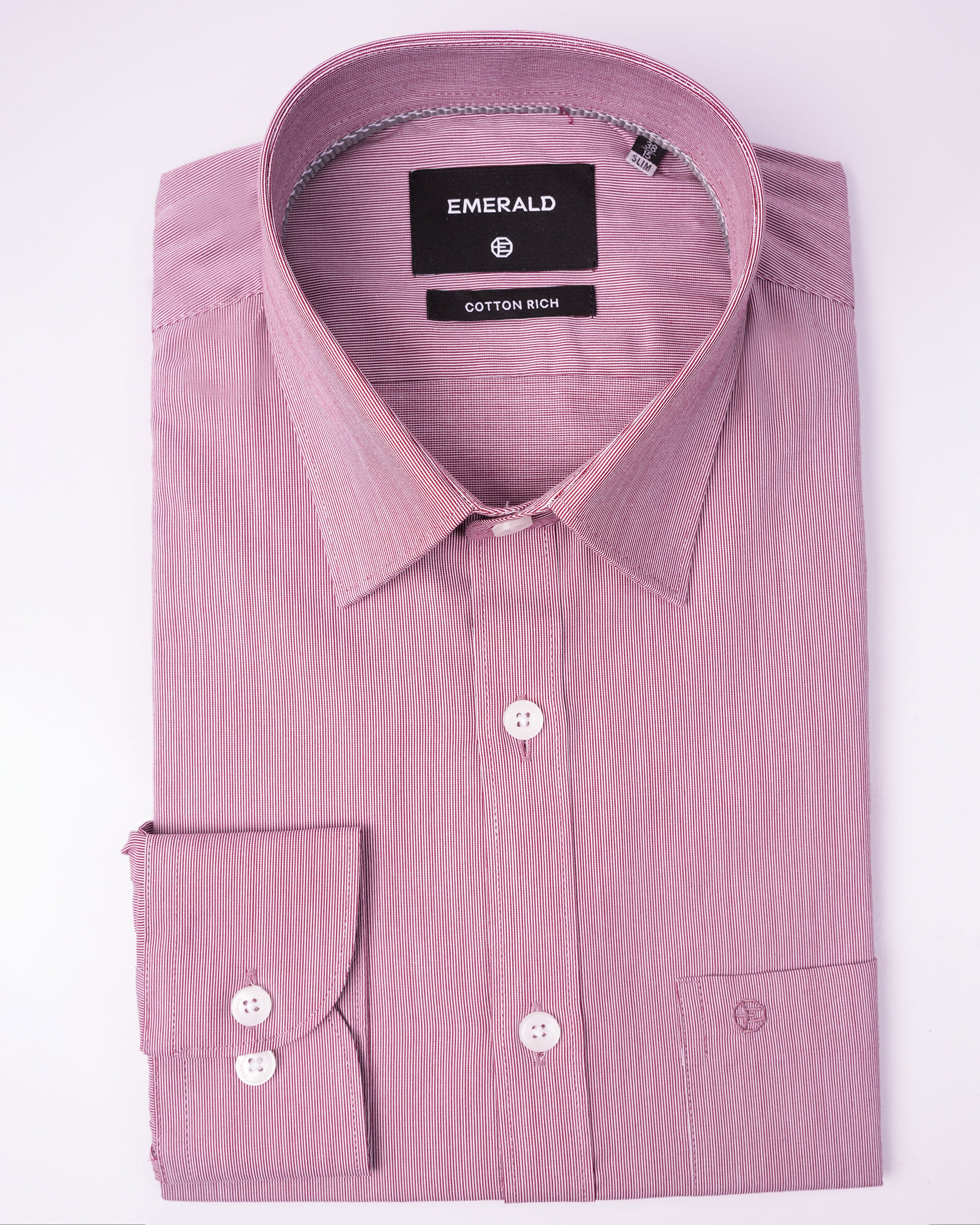 EMERALD FORMAL  DOBBY SLIM  FS-Silver Peony