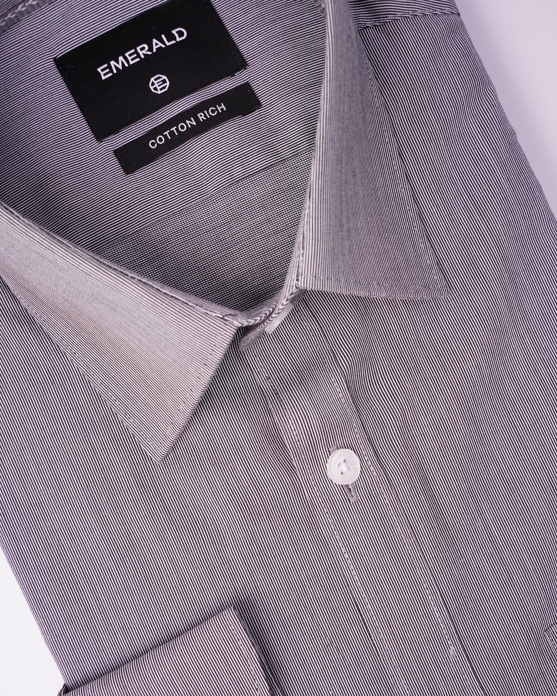 EMERALD FORMAL  DOBBY SLIM  FS-Black