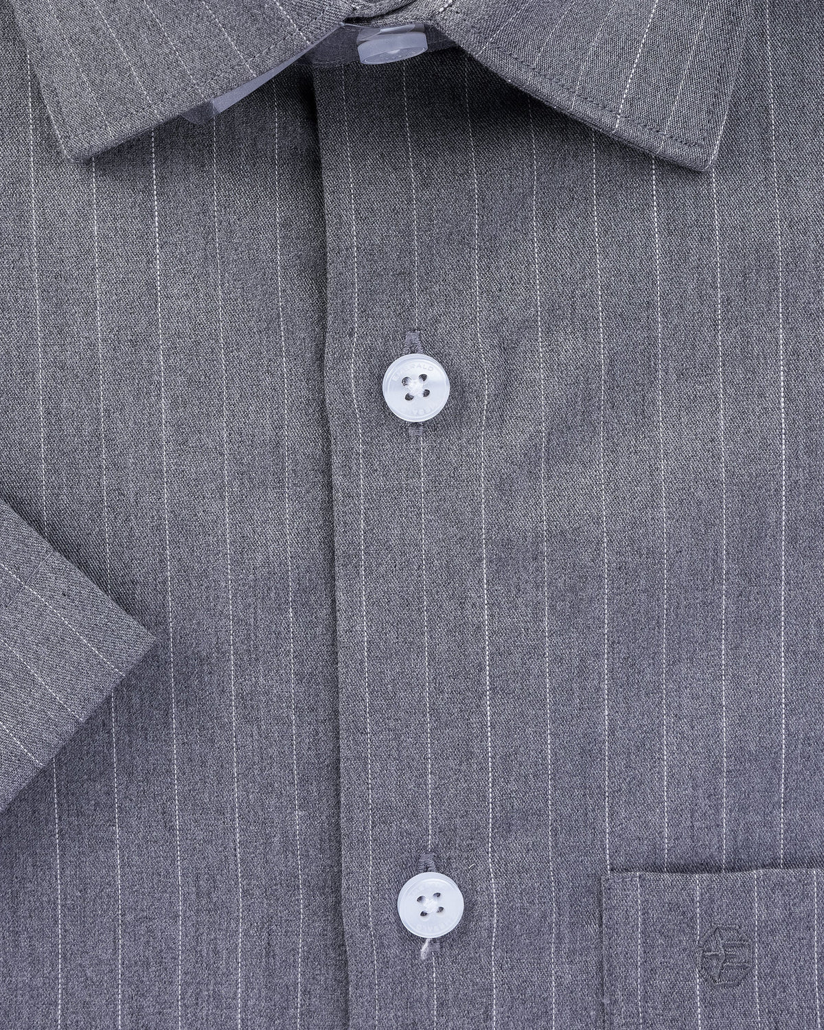 Formal Stripe Slim Fit - Steel Grey