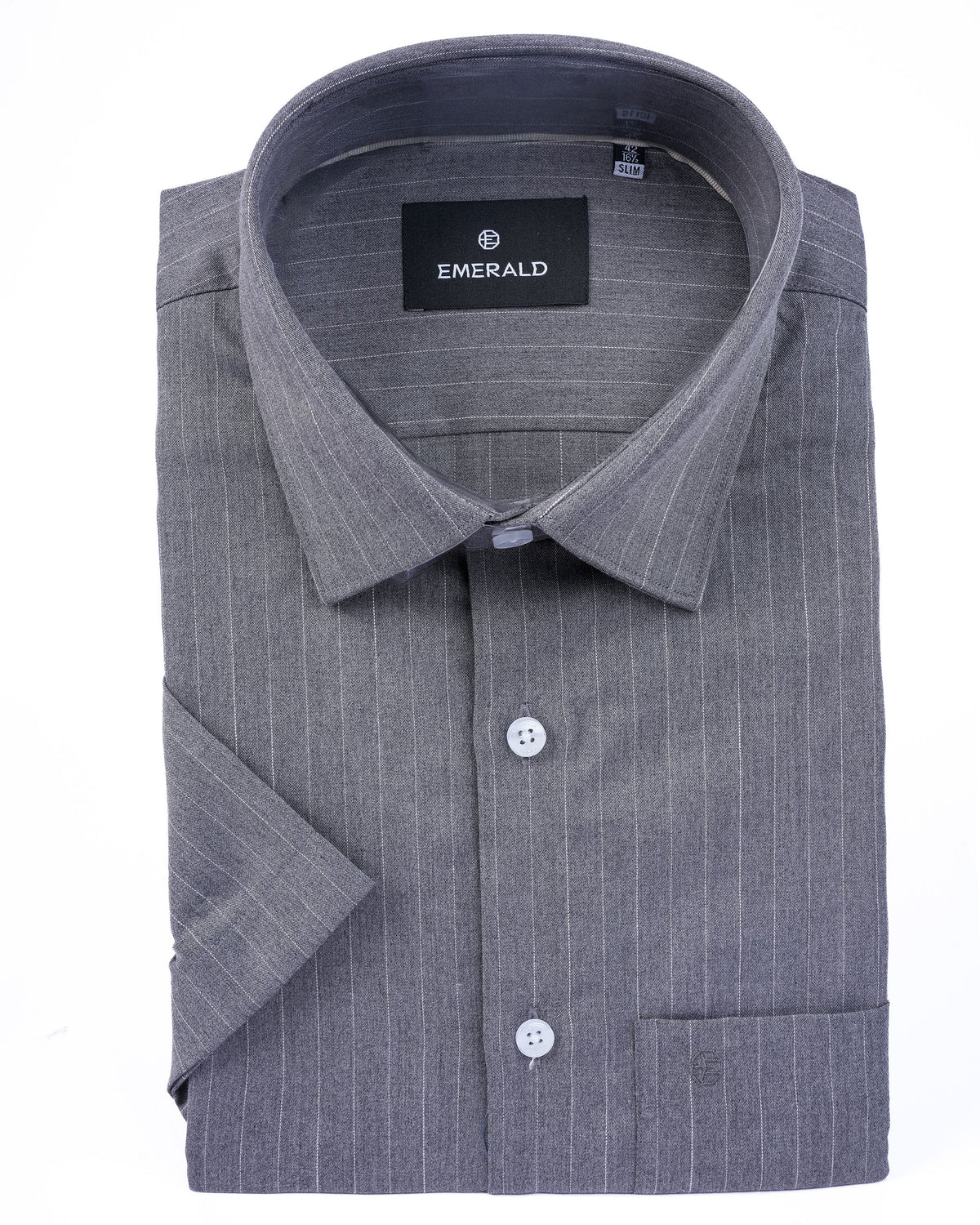 Formal Stripe Slim Fit - Steel Grey