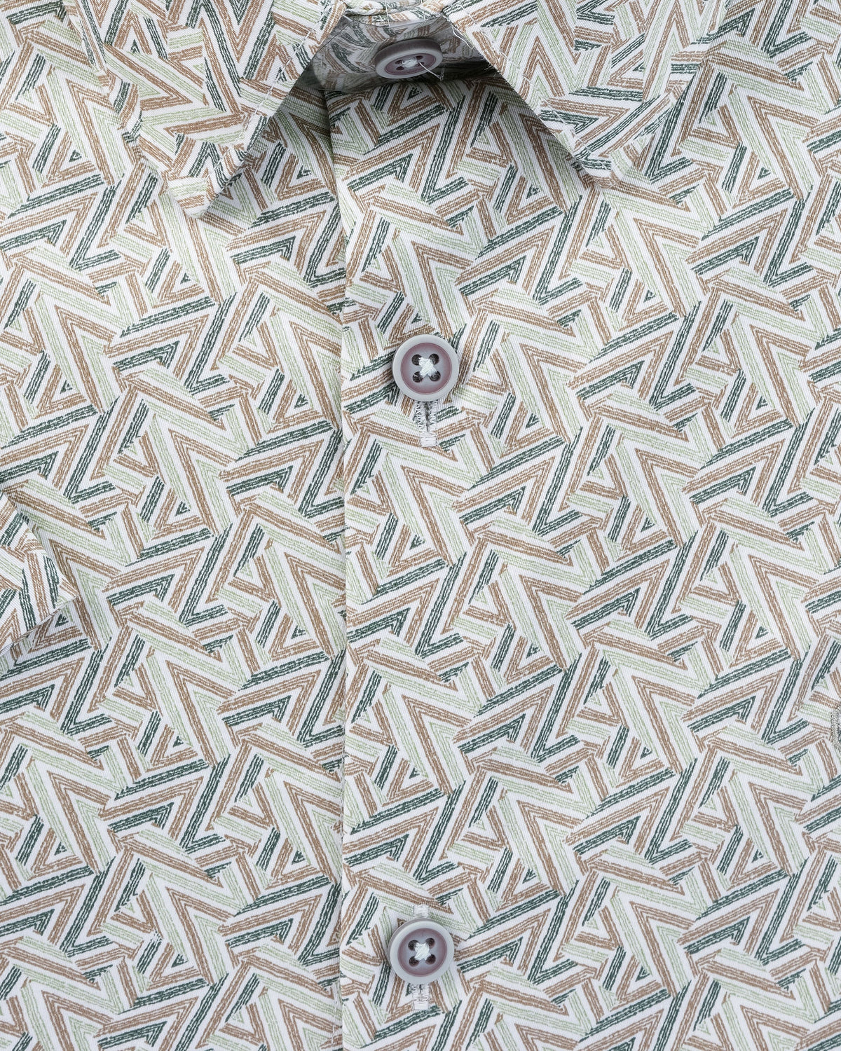 Casual Printed Slim Fit - Aqua Glass