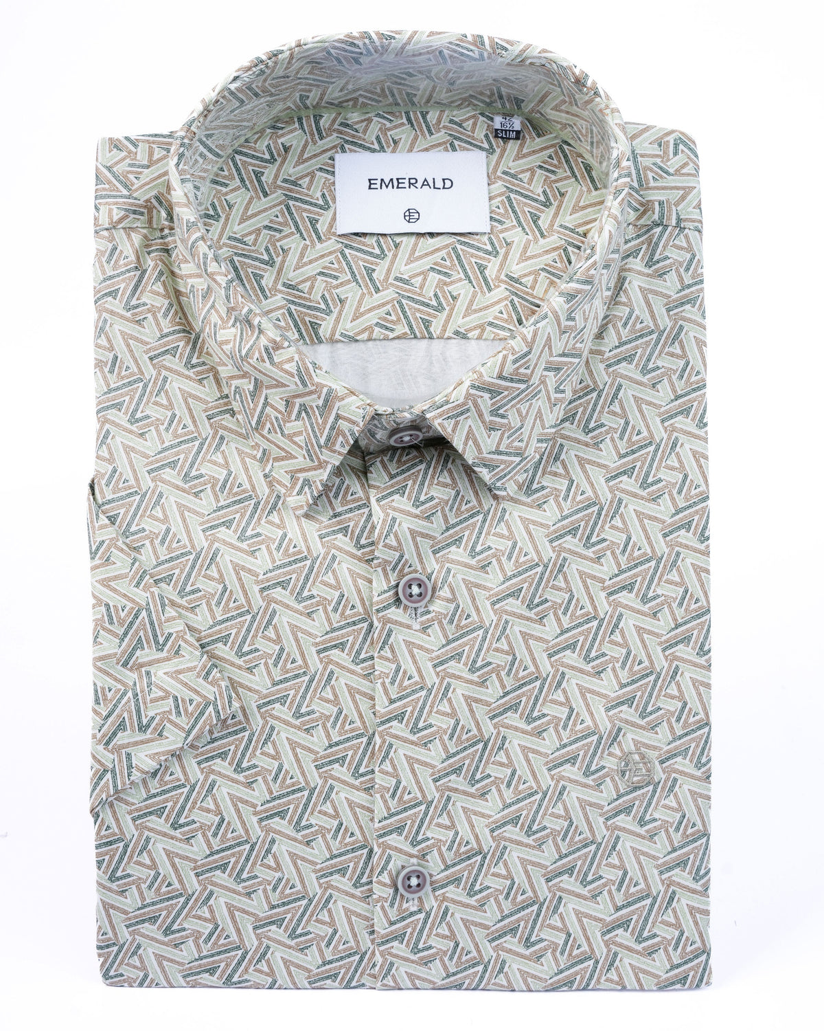 Casual Printed Slim Fit - Aqua Glass