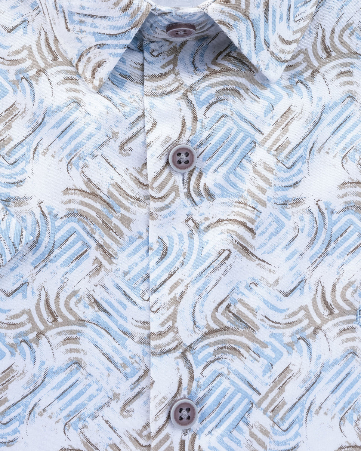 Casual Printed Slim Fit - Cream