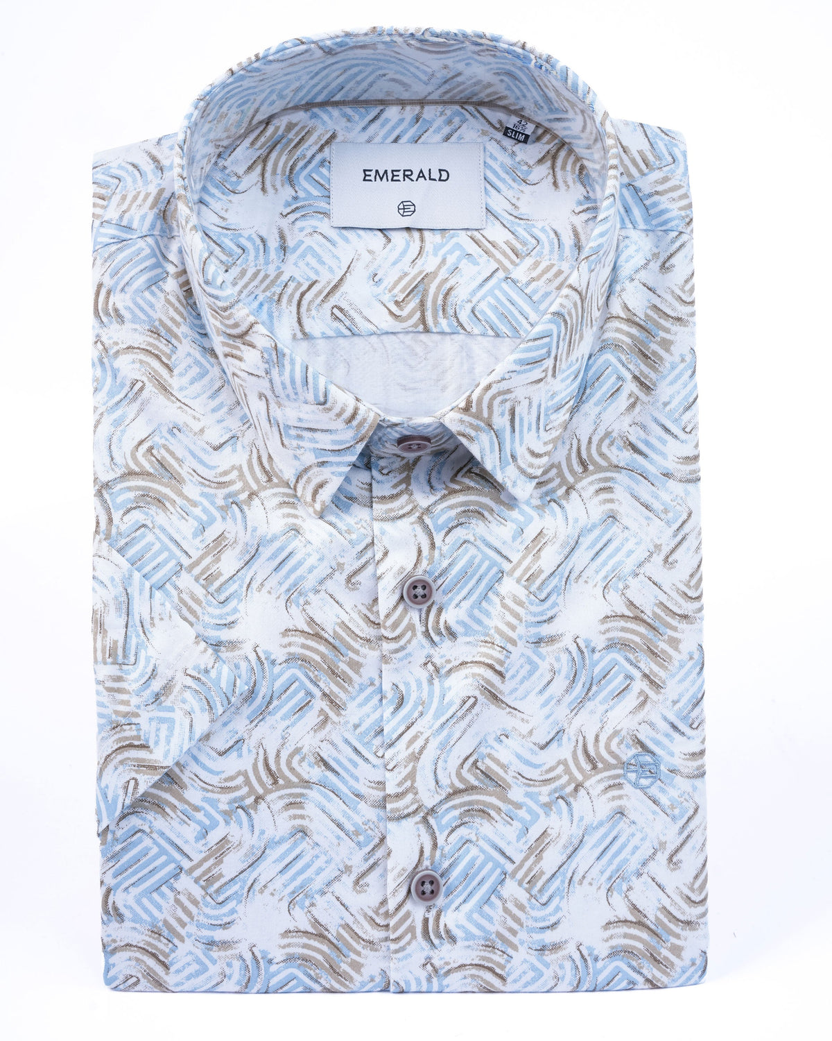 Casual Printed Slim Fit - Cream