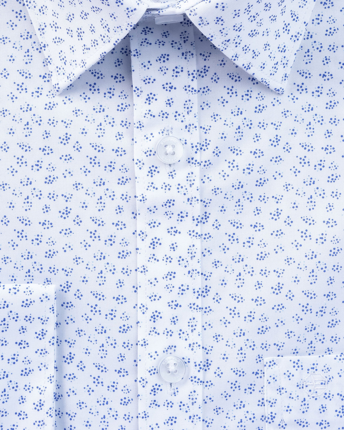 Formal Printed Slim Fit - Baby Blue