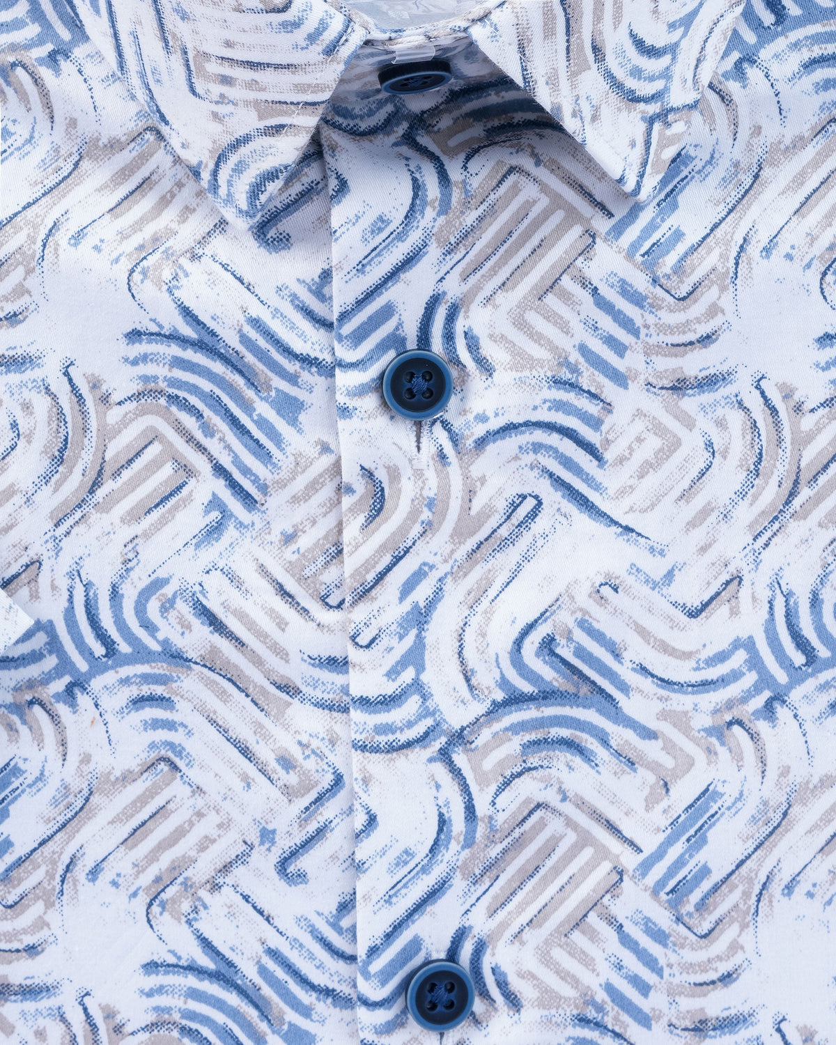 Casual Printed Slim Fit - Blue