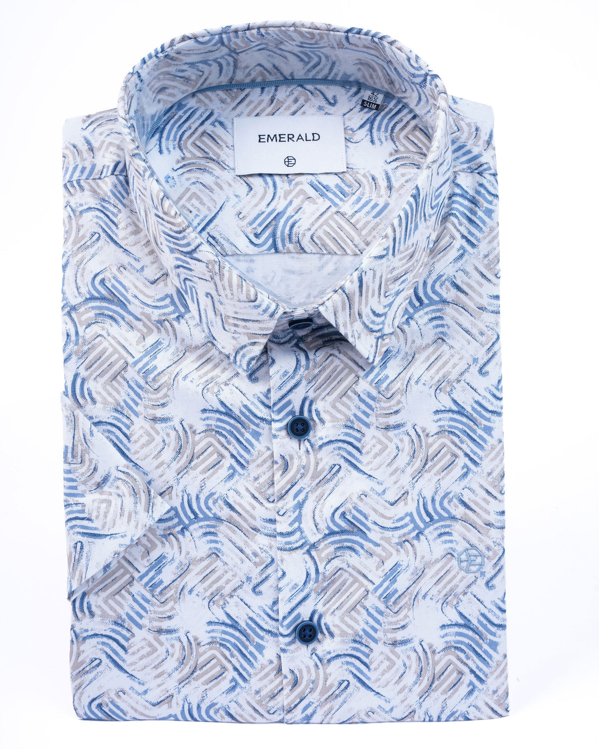 Casual Printed Slim Fit - Blue