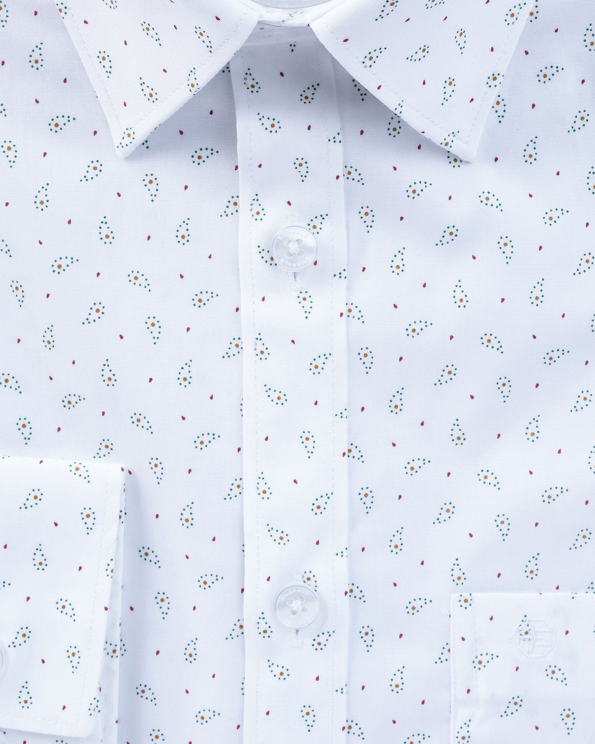 Formal Printed Slim Fit - Green