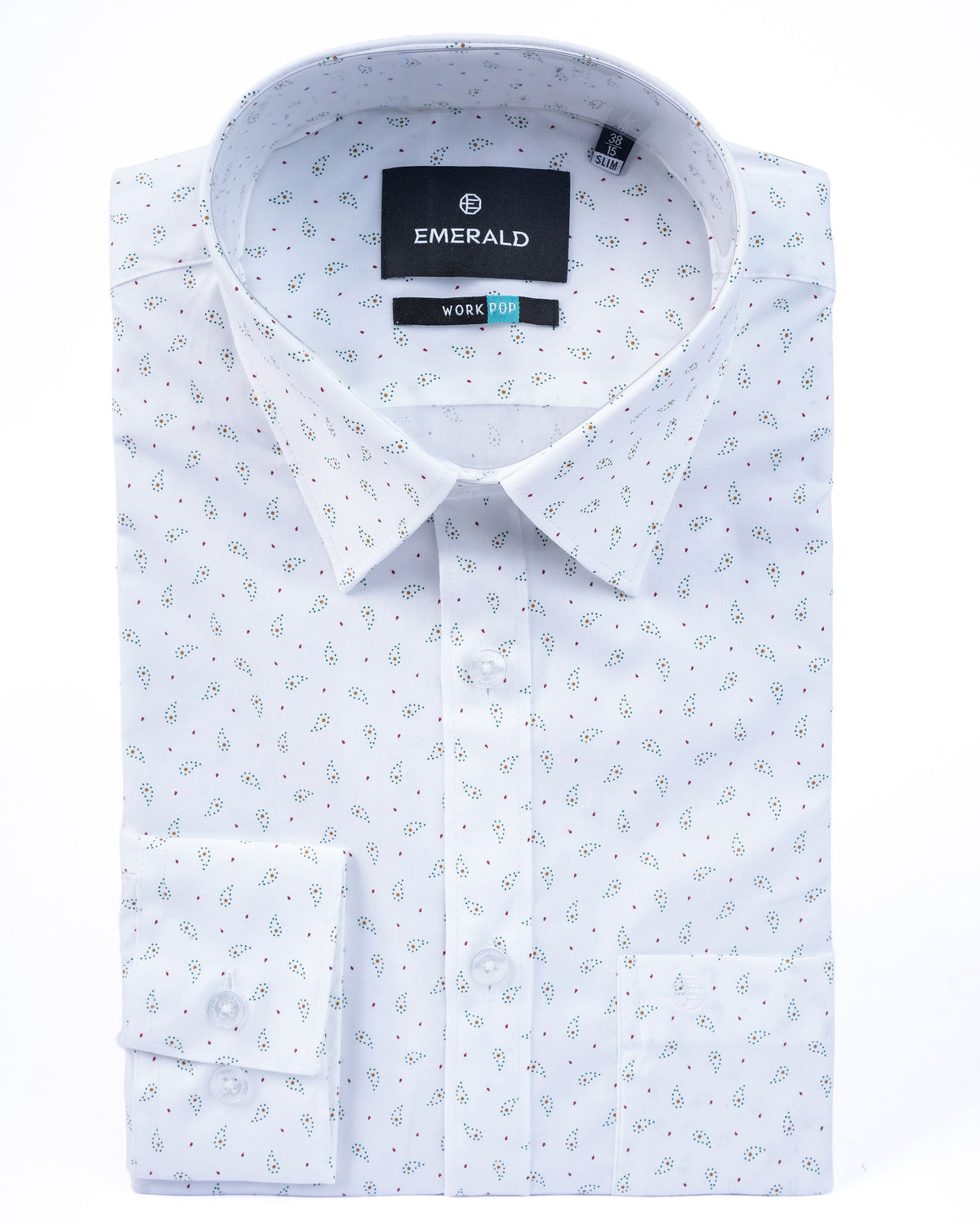 Formal Printed Slim Fit - Green