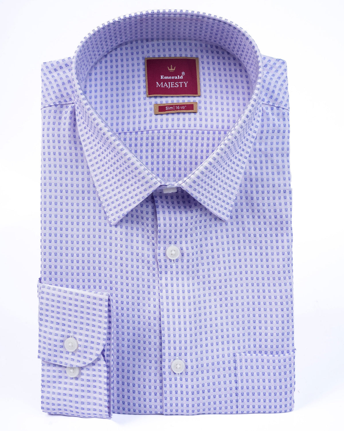 Majesty Dobby Slim Fit - Royal Purple