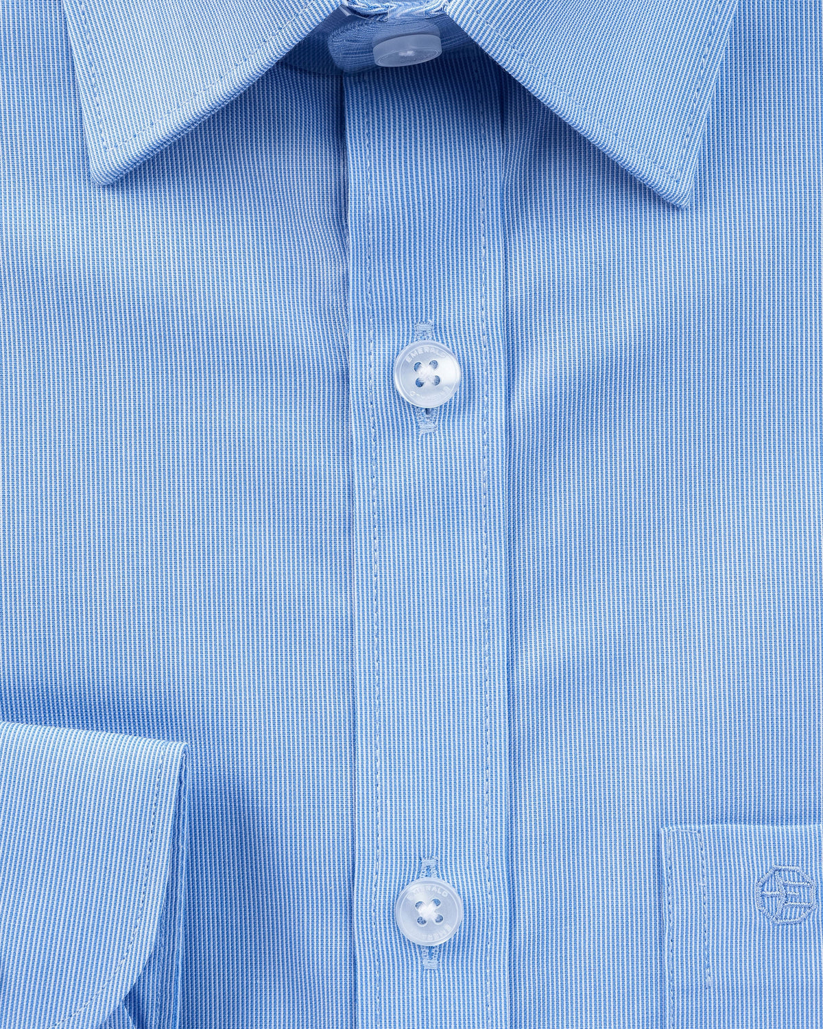 Corporate Pique Dobby Slim Fit - Sky Blue
