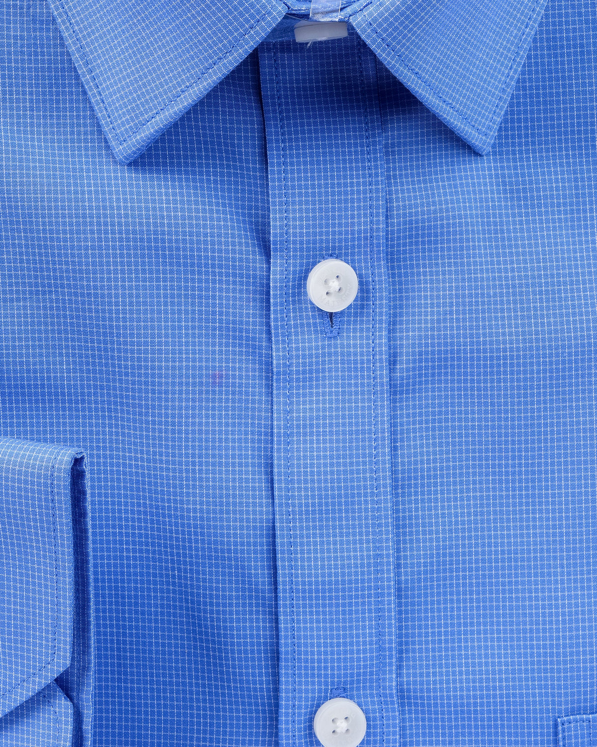Majesty Checks Slim Fit - Baby Blue