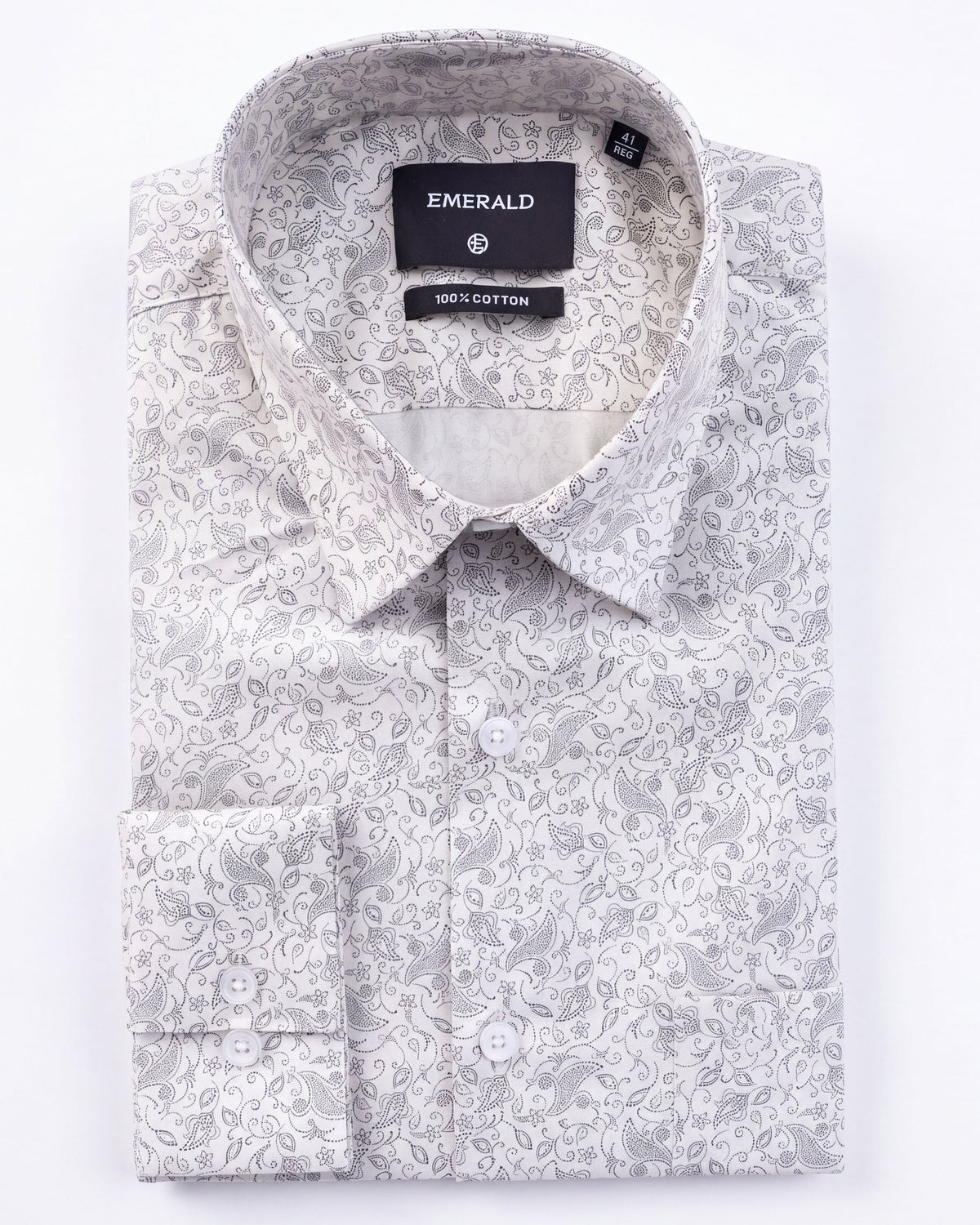 Formal Printed Regular Fit - Yellow