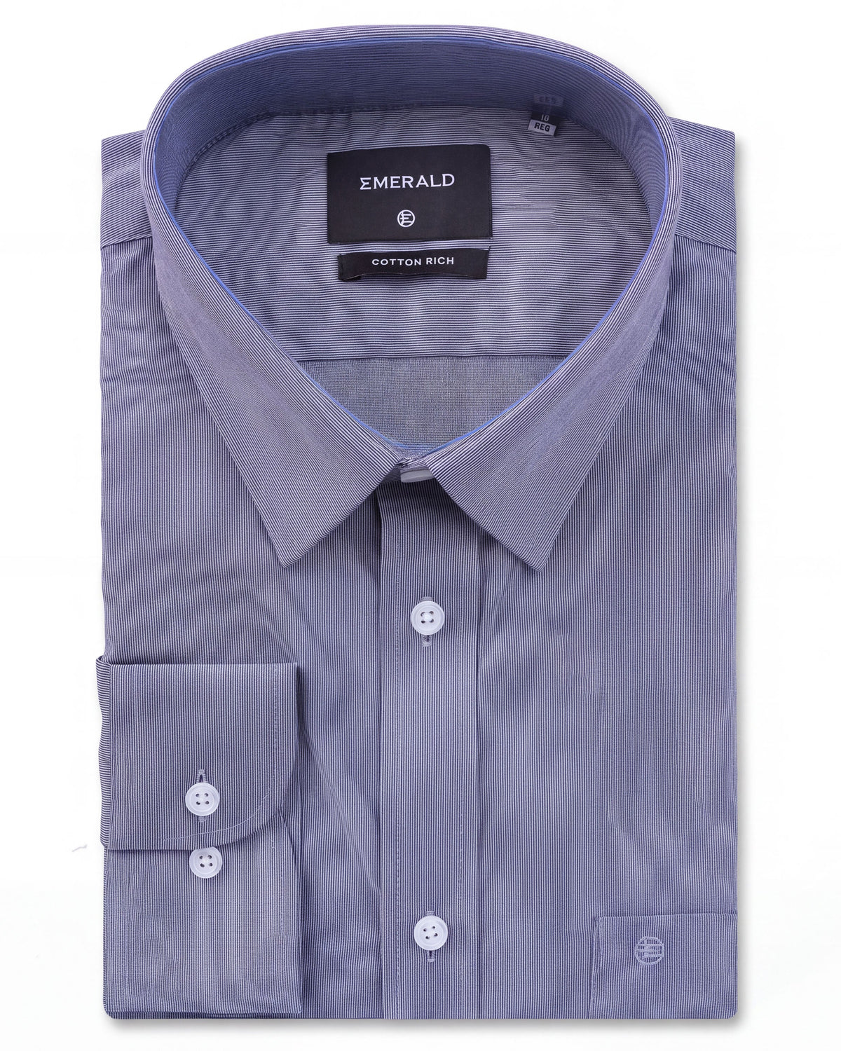 Corporate Pique Dobby Regular Fit - Navy