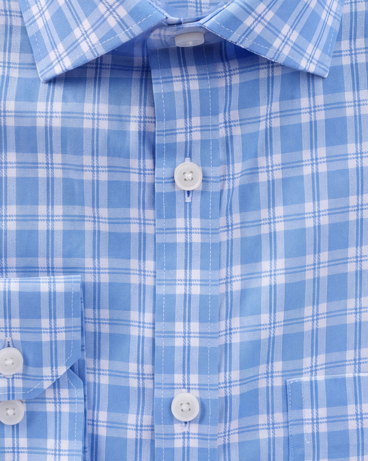 Majesty Checks Slim Fit - Methly Blue