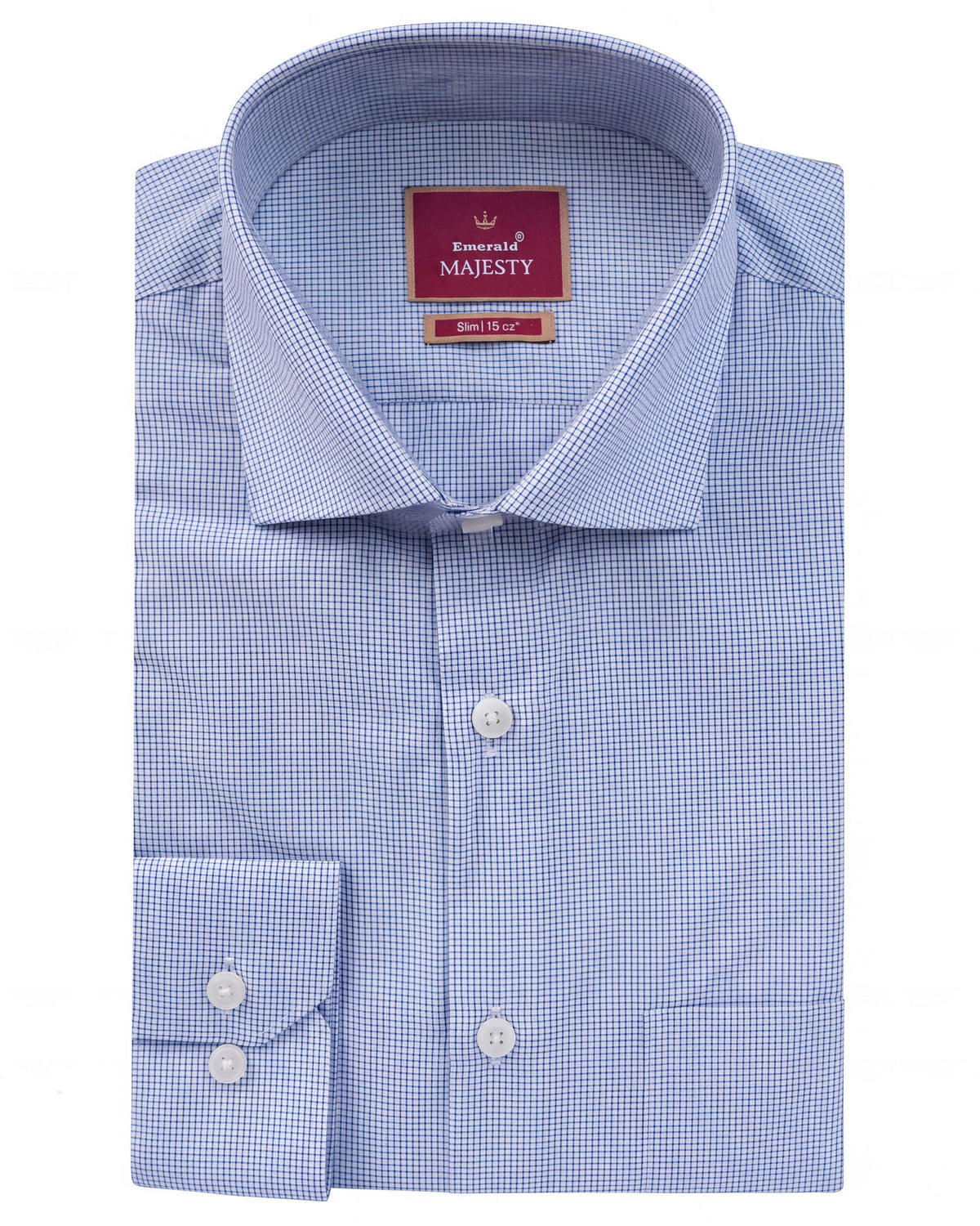 Majesty Checks Slim Fit - Navy