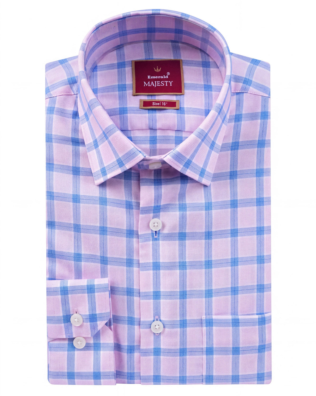 Majesty Checks Slim Fit - Methly Blue