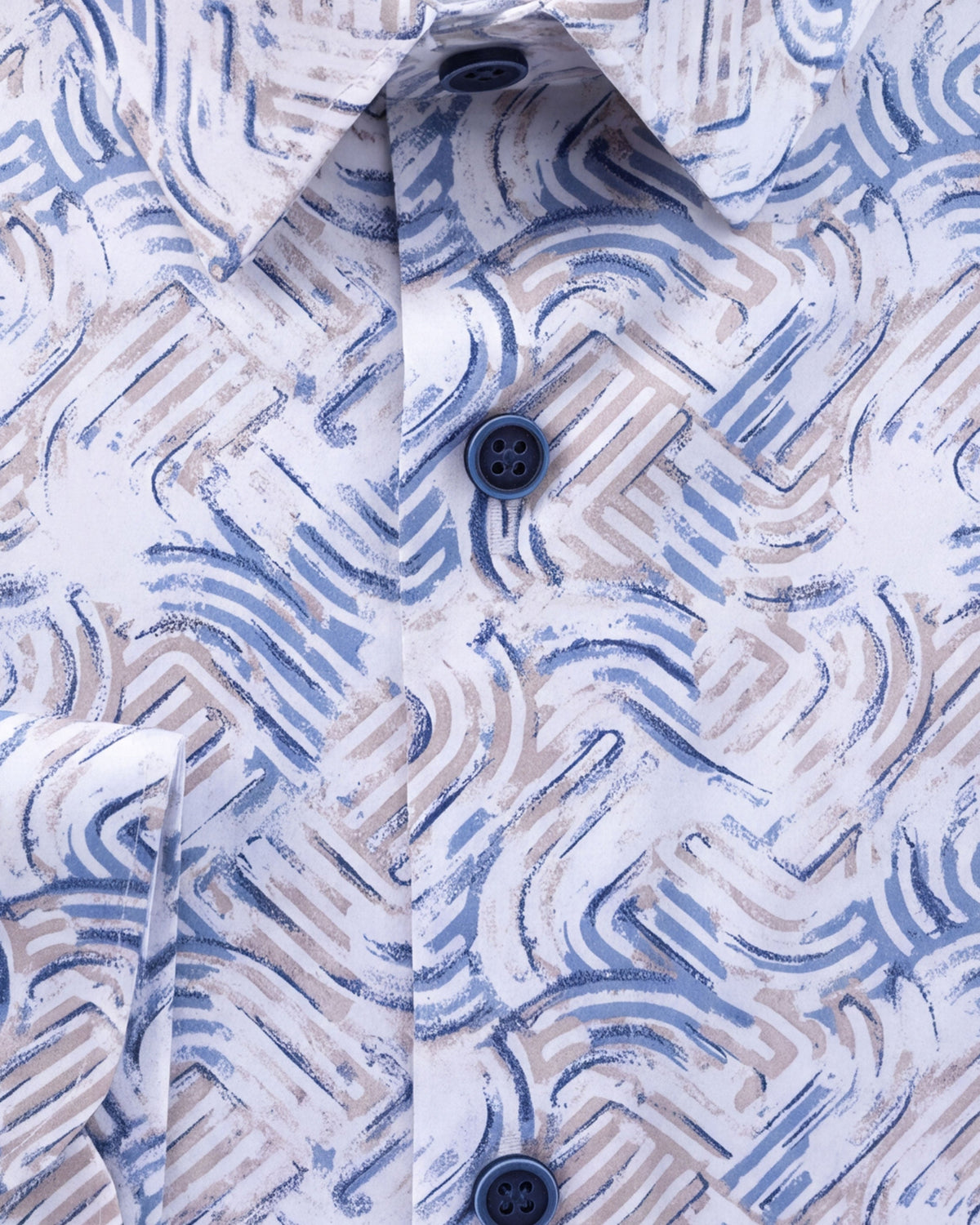 Casual Printed Slim Fit - Blue