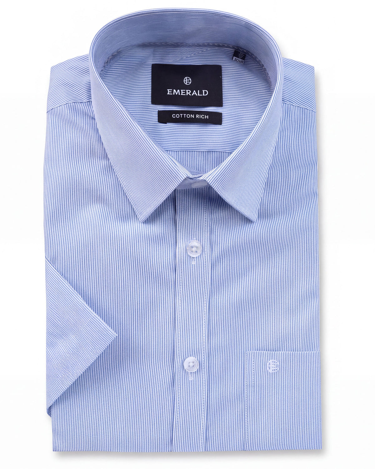 Corporate Dress Stripe Slim Fit - Dark Blue